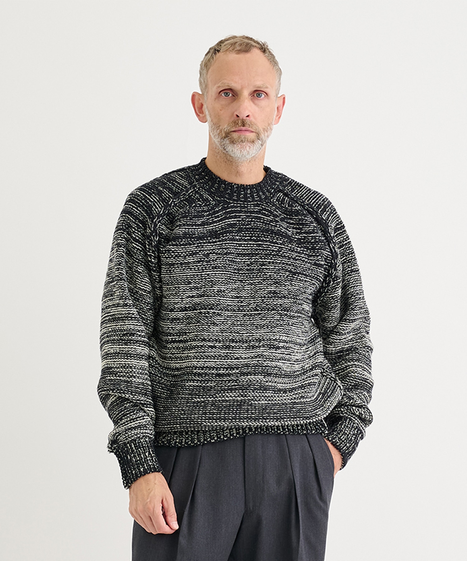 Gradation Crewneck Sweater