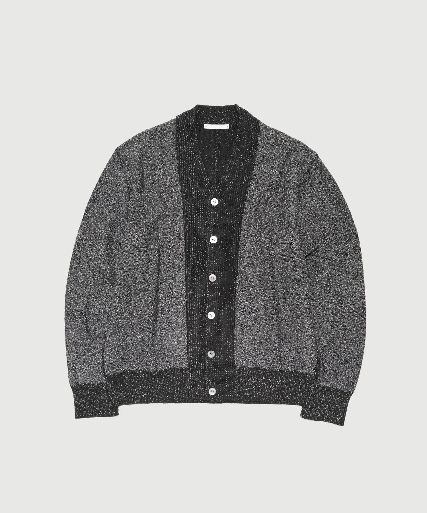 COTTON-BLEND KNIT CARDIGAN
