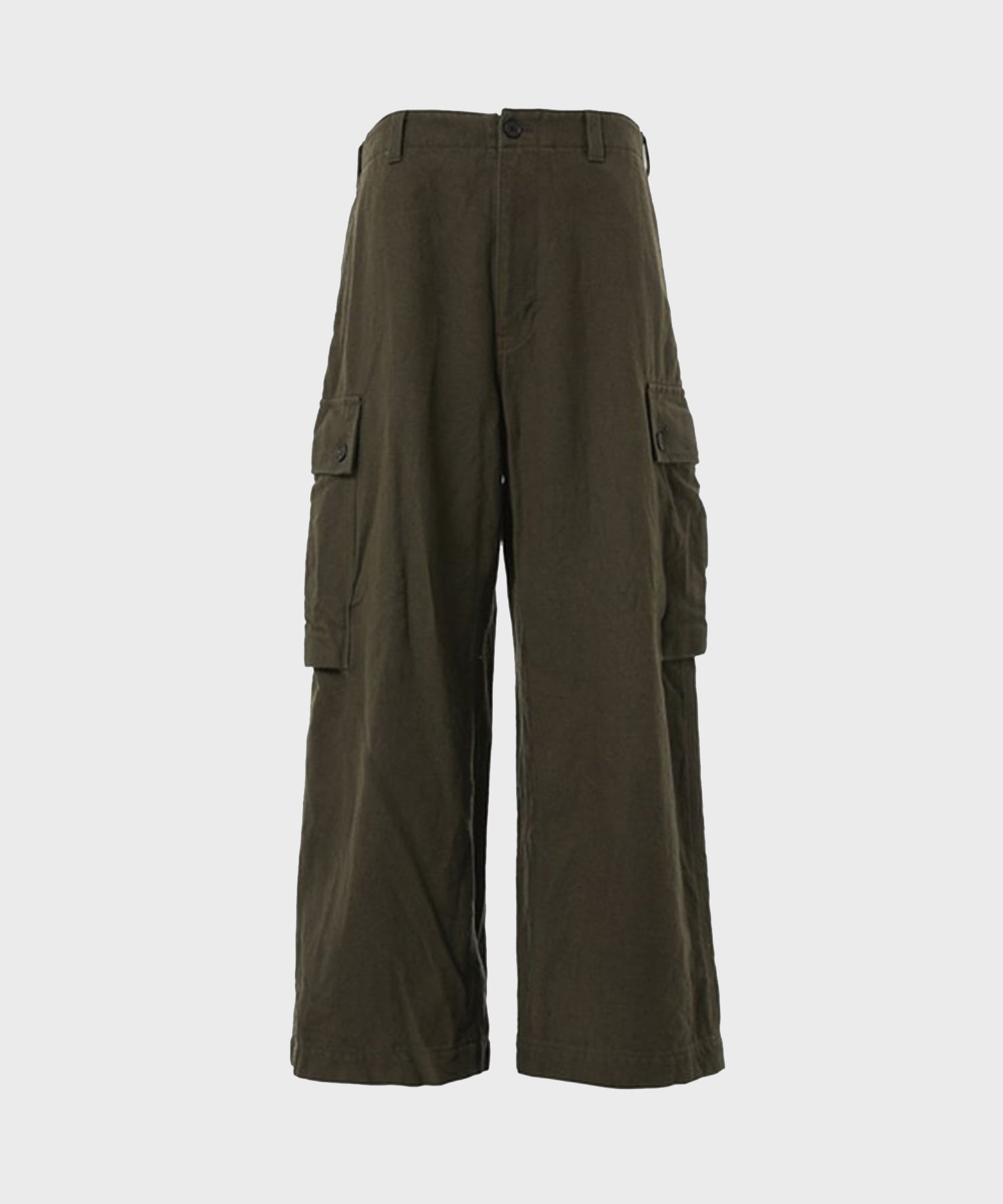 HP-P036-051 WOOL ARMY SAGE PANTS
