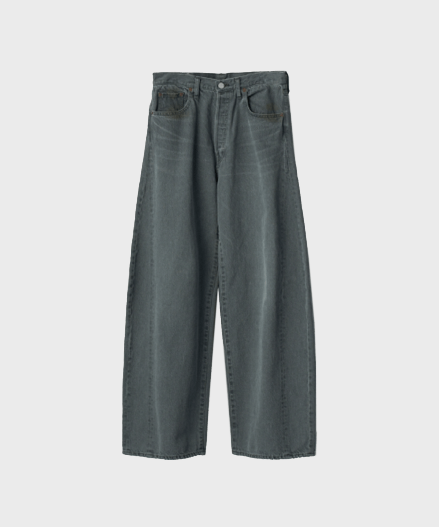 DEFORMATION WIDE DENIM JEANS
