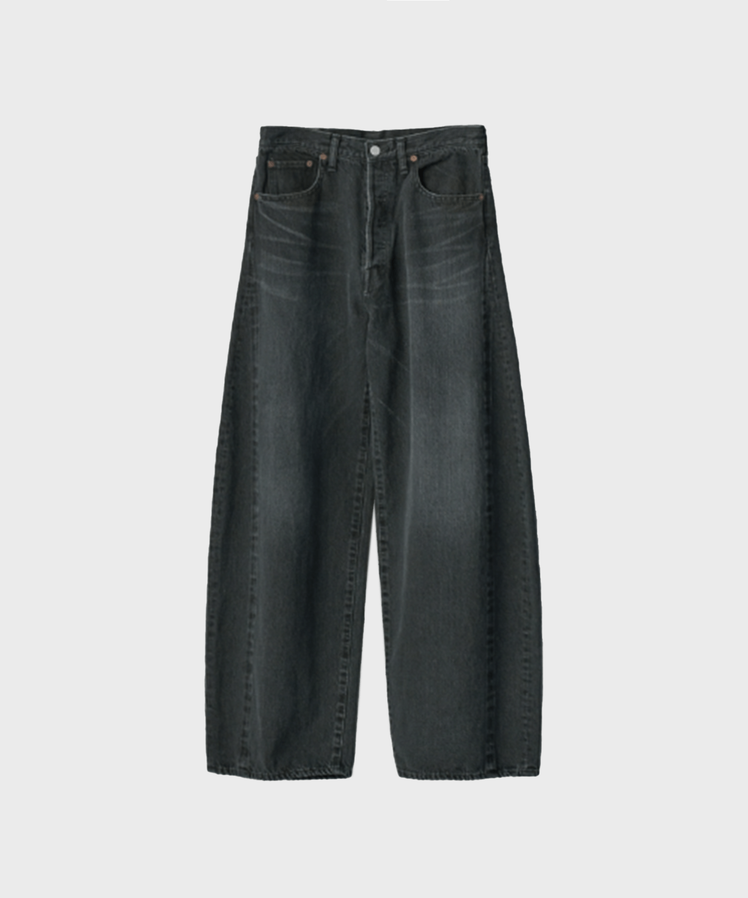 DEFORMATION WIDE DENIM JEANS