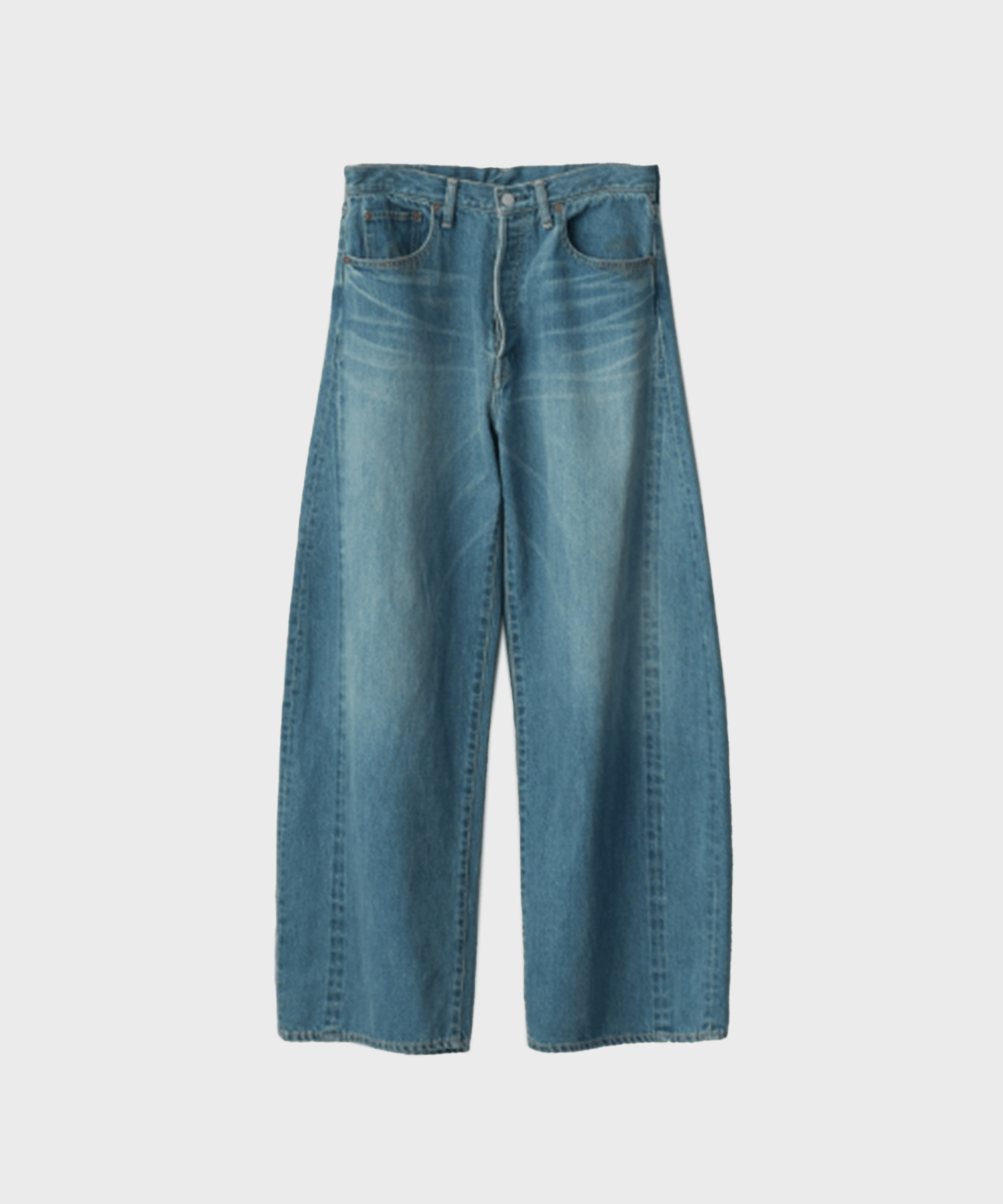 DEFORMATION WIDE DENIM JEANS
