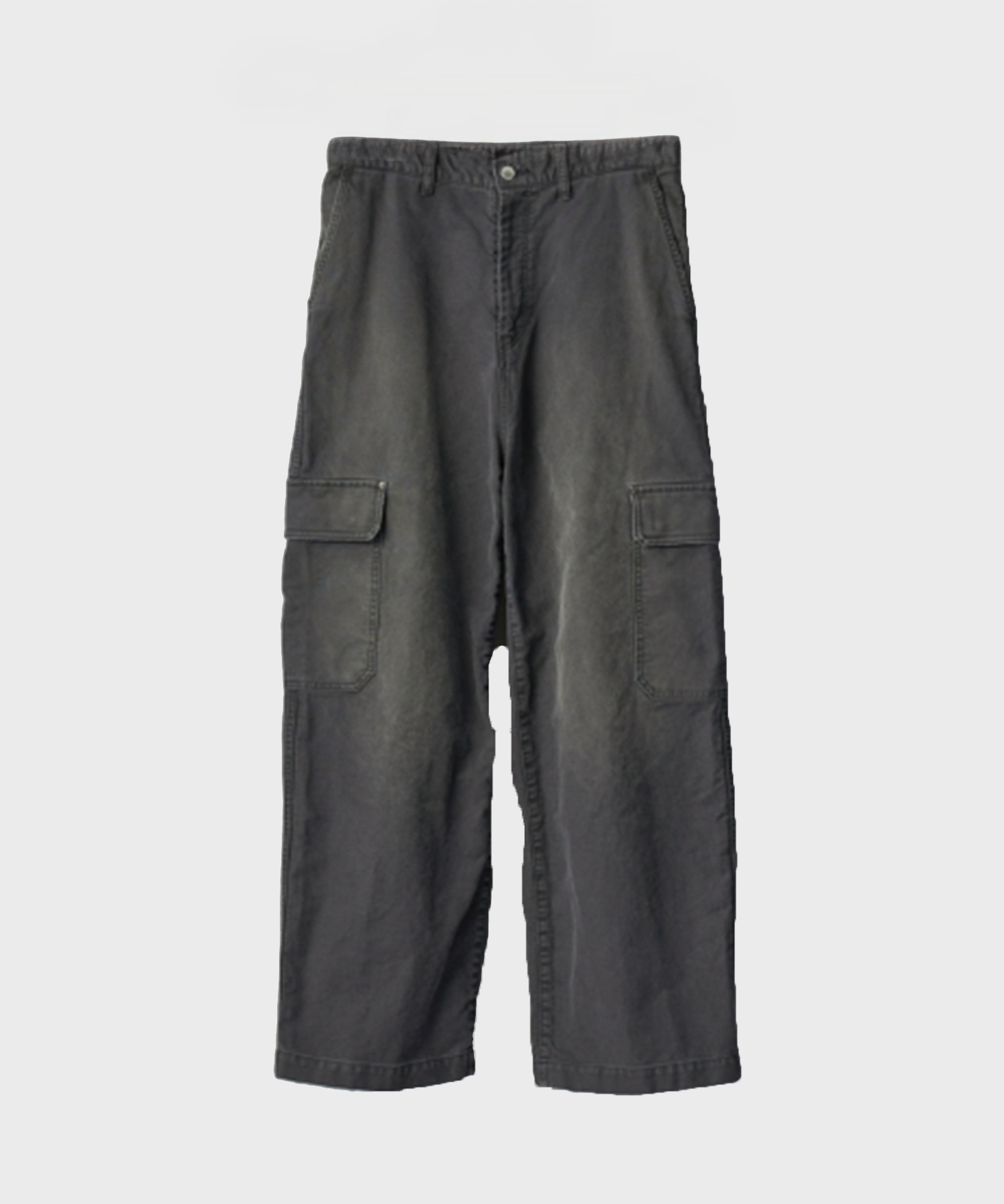 SULFUR DYED WHIP CORD VINTAGE TROUSERS