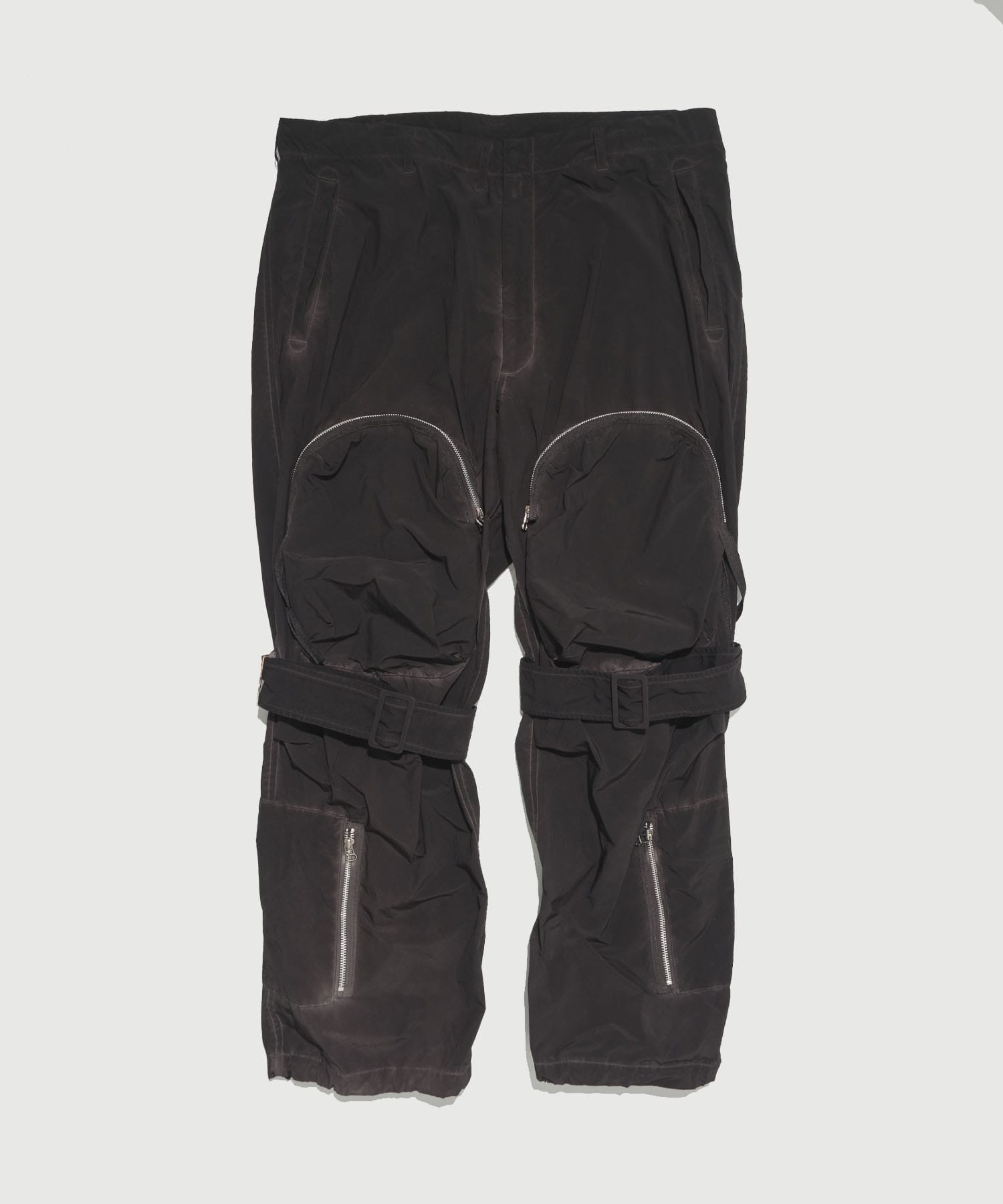 COUP DE GRACE ブラックカーゴパンツ BLACKTAILOR - (再入荷) N16 CARGO - カーゴパンツ - (ブラック