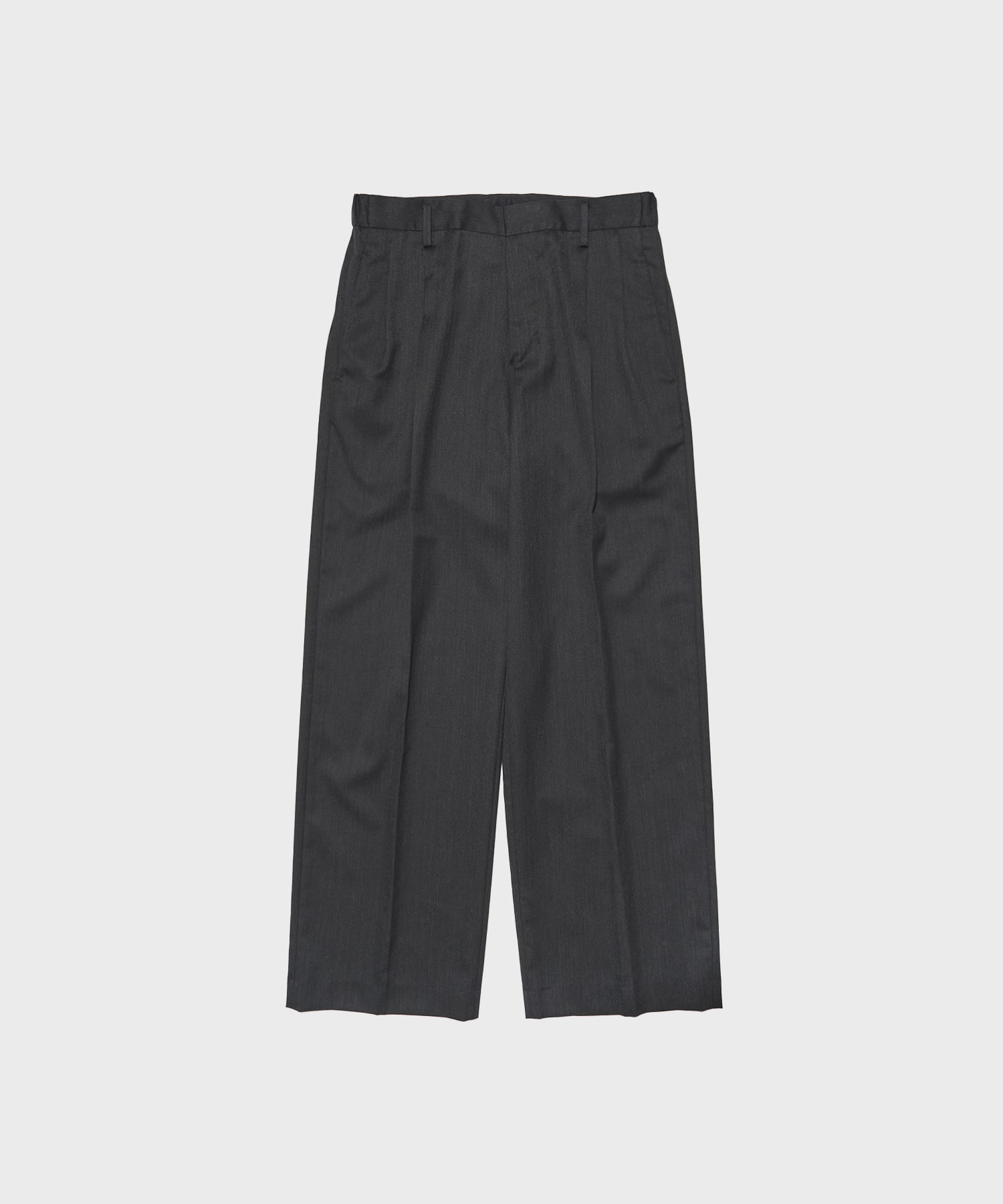 TWO TUCKS WIDE TROUSERS