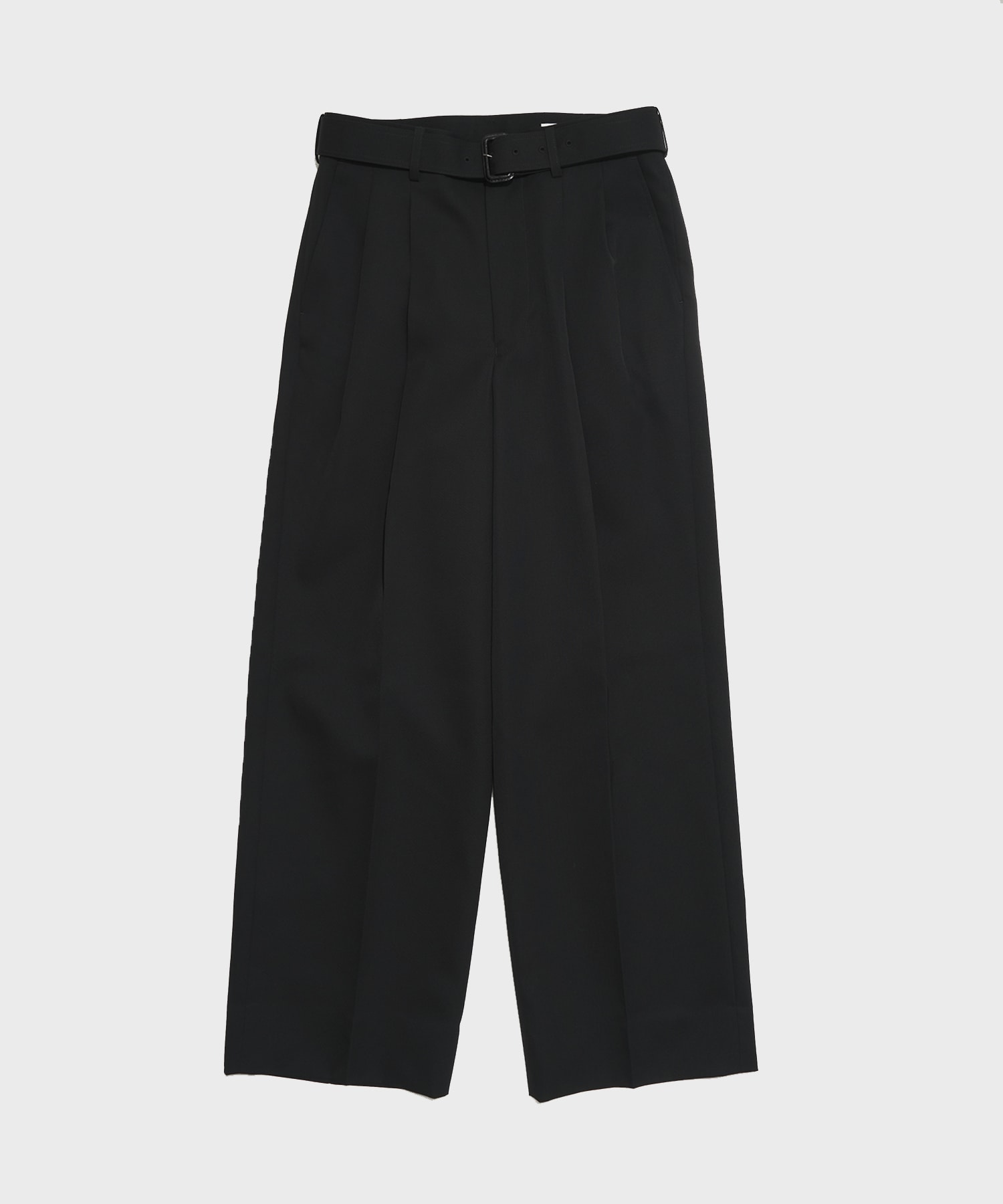 THE SLACKS BELTED 2 TUCK
