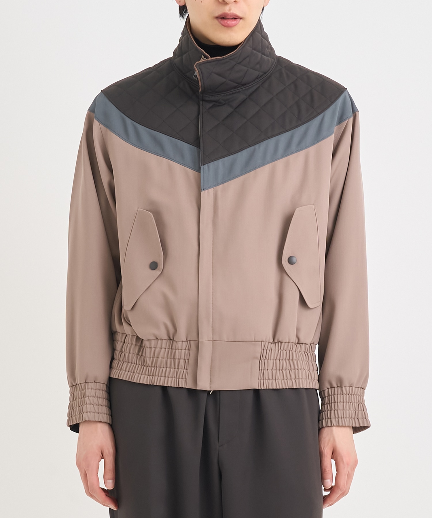 25WCM-G13121 WOOL TRACK BLOUSON