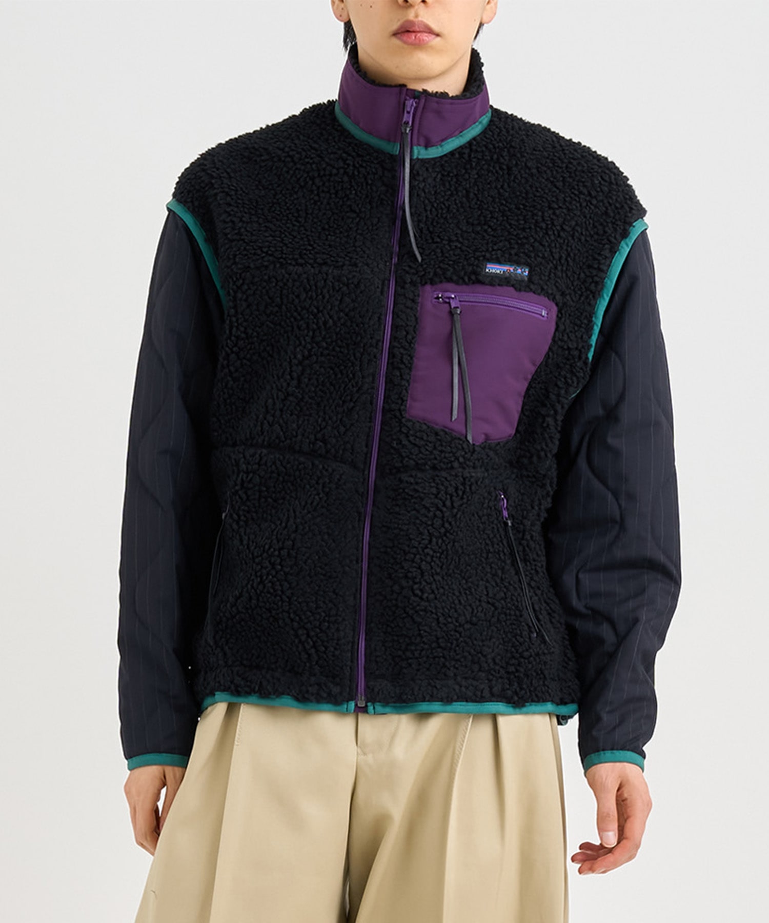 Freece-texture jacket