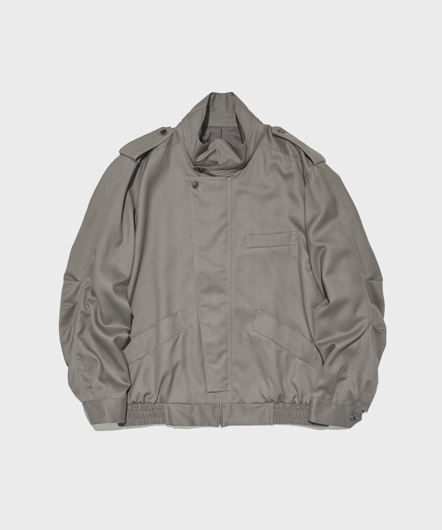 EPAULET ZIP-UP BLOUSON