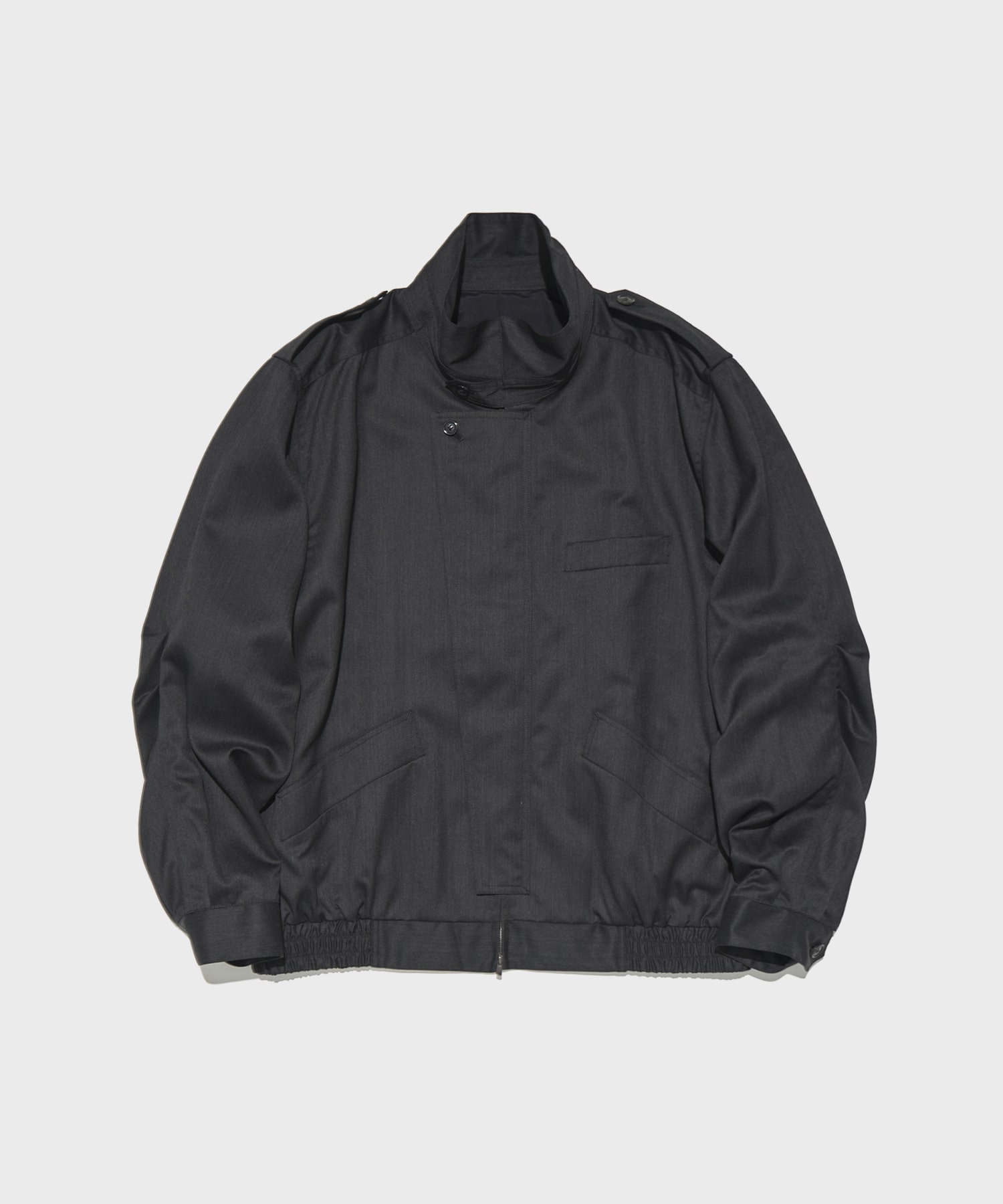 EPAULET ZIP-UP BLOUSON