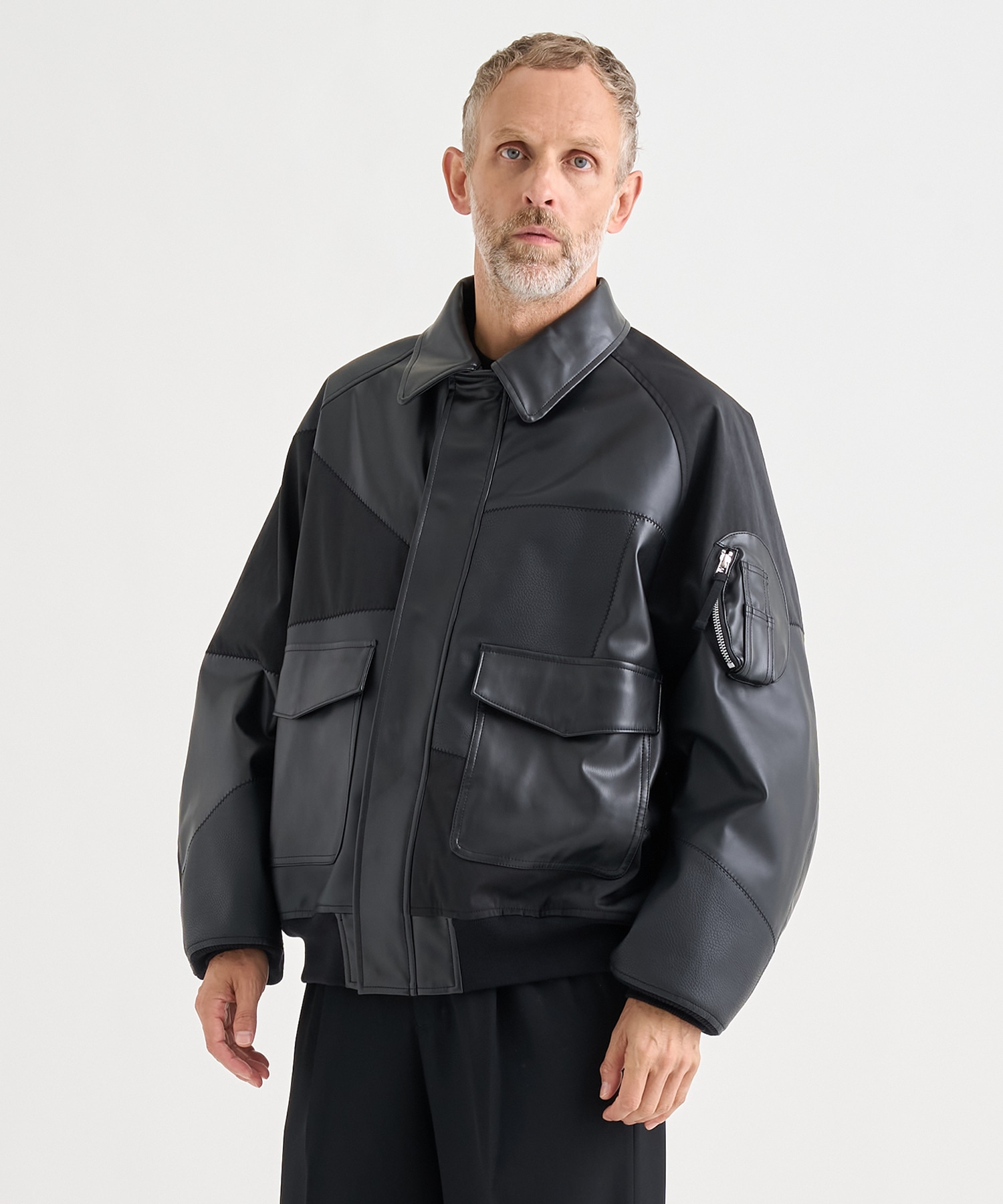 HP-J011-051 LEATHER JACKET