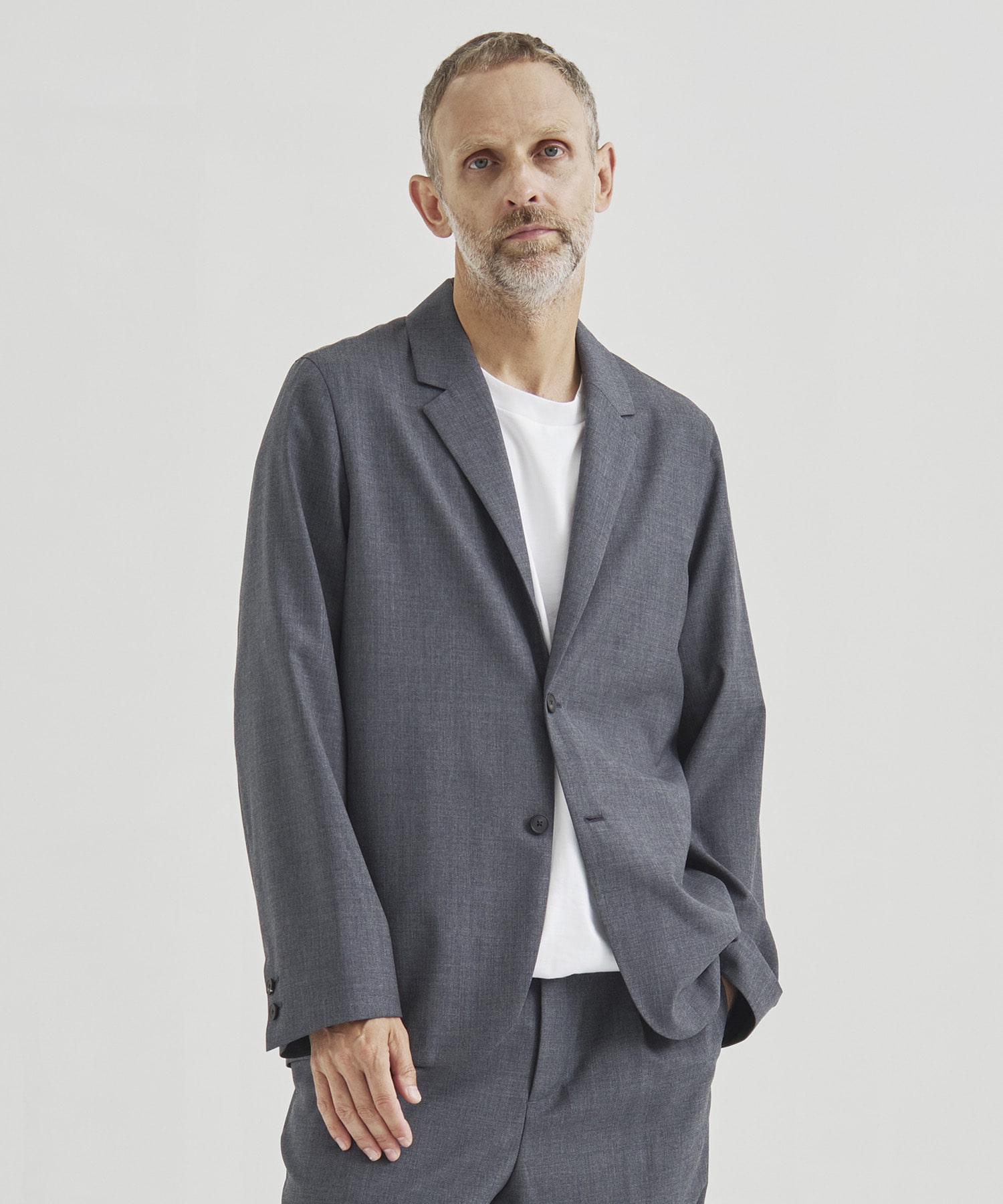 WOOL TORPICAL TAILORED JACKET