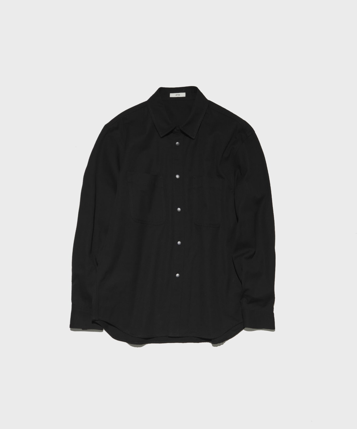 HARD WASHED COTTON SHIRT JACKET