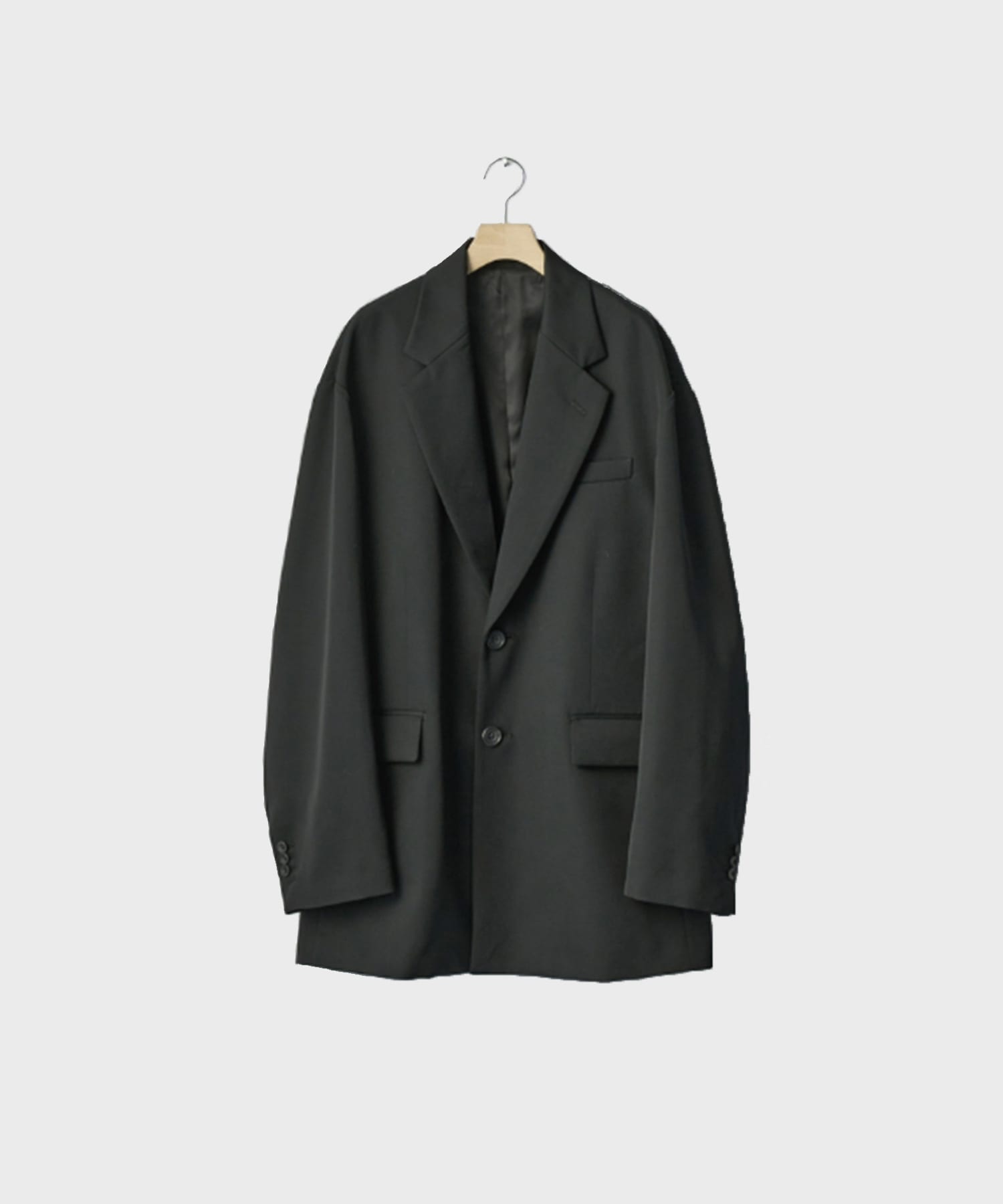 ブランド通販サイト OVERSIZED SINGLE BREASTED LONG JACKET(S BLACK): ssstein アイドル