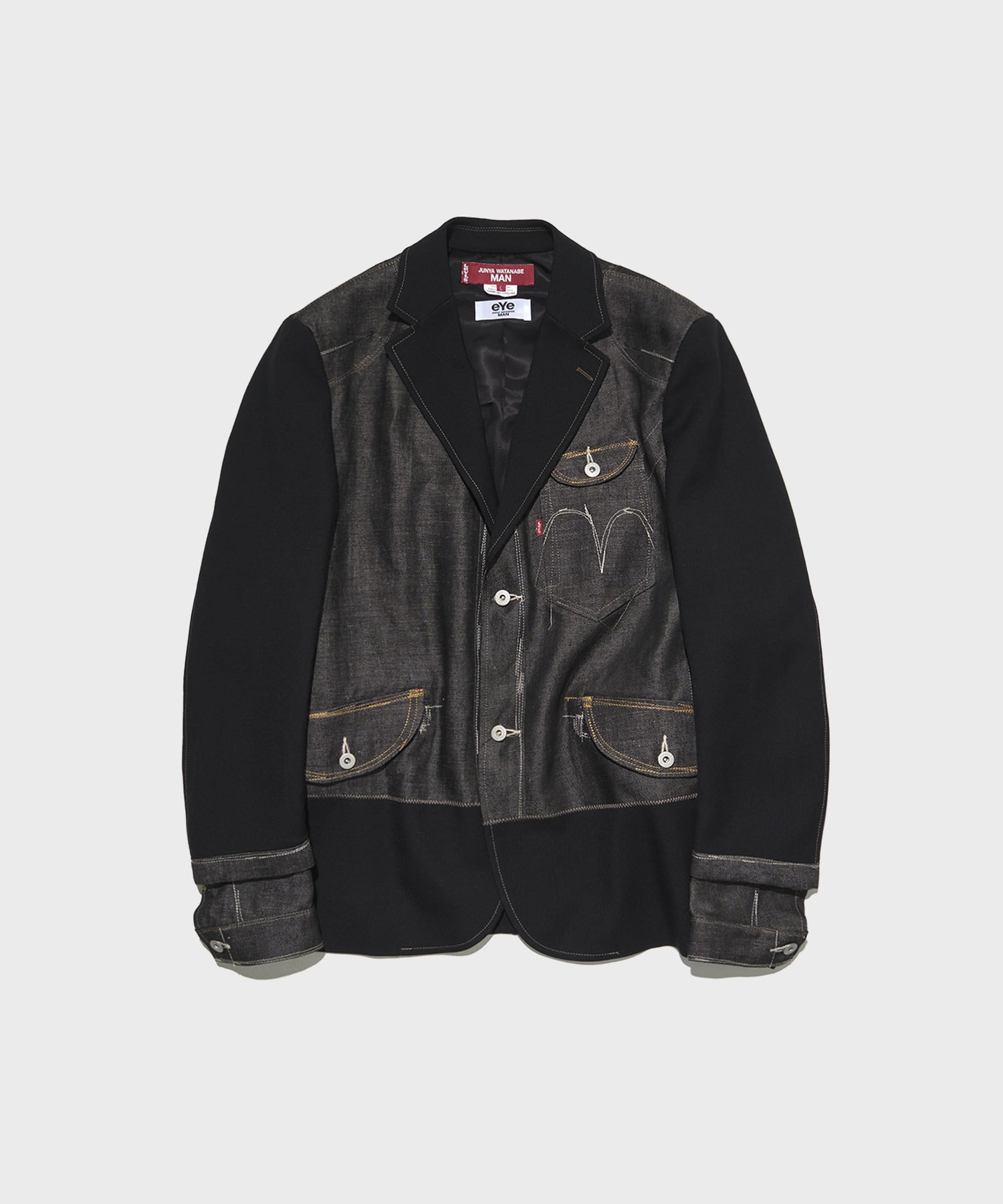 トップス JUNYA WATANABE MAN L eYe JUNYA WATANABE MAN 24SS Levi's Wネーム S/Sシャツ style