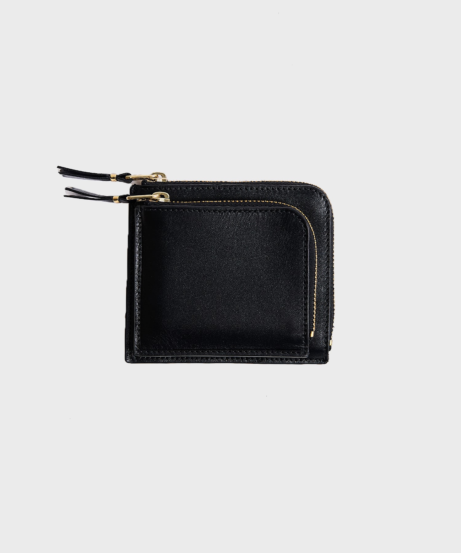 OUTSIDE POCKET L SHAPED ZIP WALLET