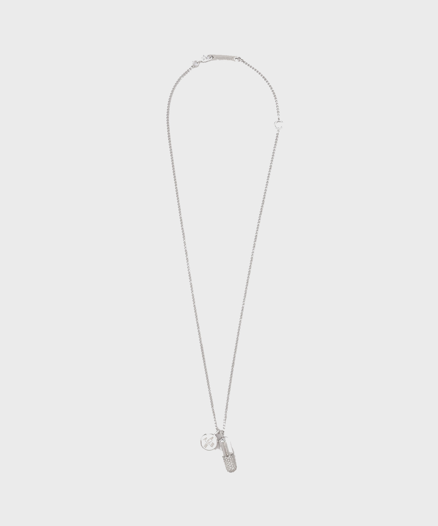PAVE PILL CHARM NECKLACE PAVE PILL CHARM NECKLACE