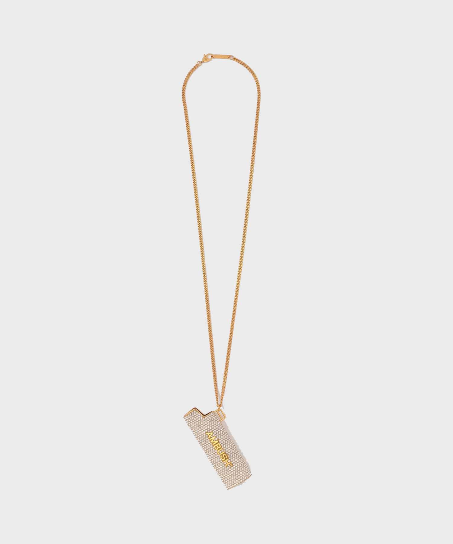 PAVE LIGHTER CASE NECKLACE P