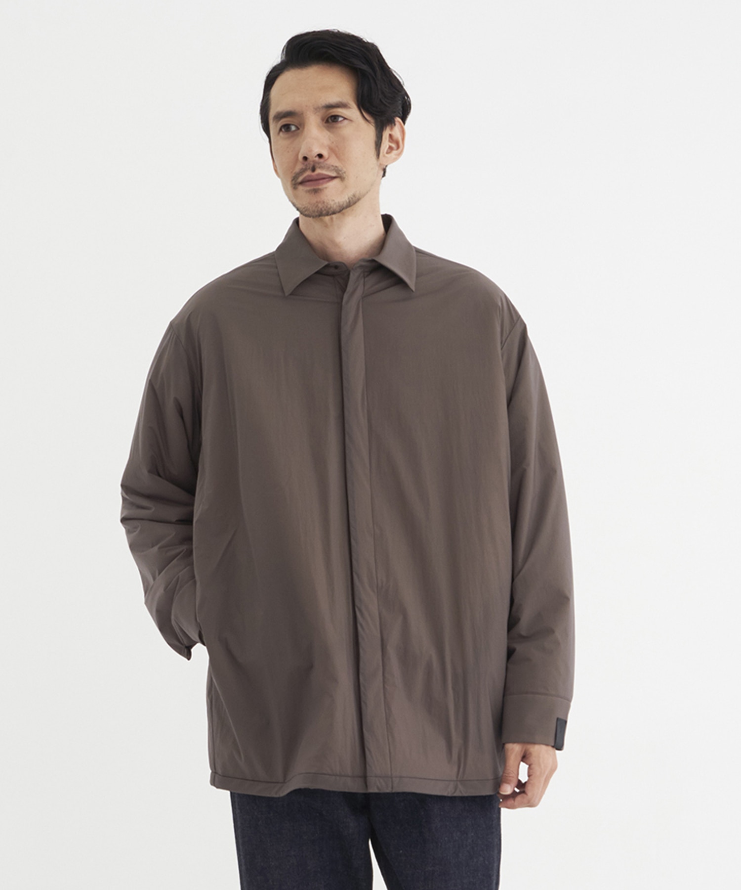 2252-BL20-003 PADDED OVERSHIRT