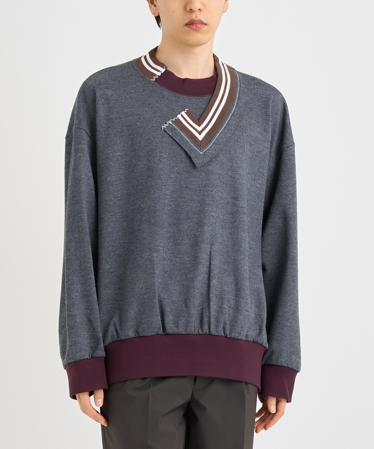 25WBM-T03232 L/S WOOL PO