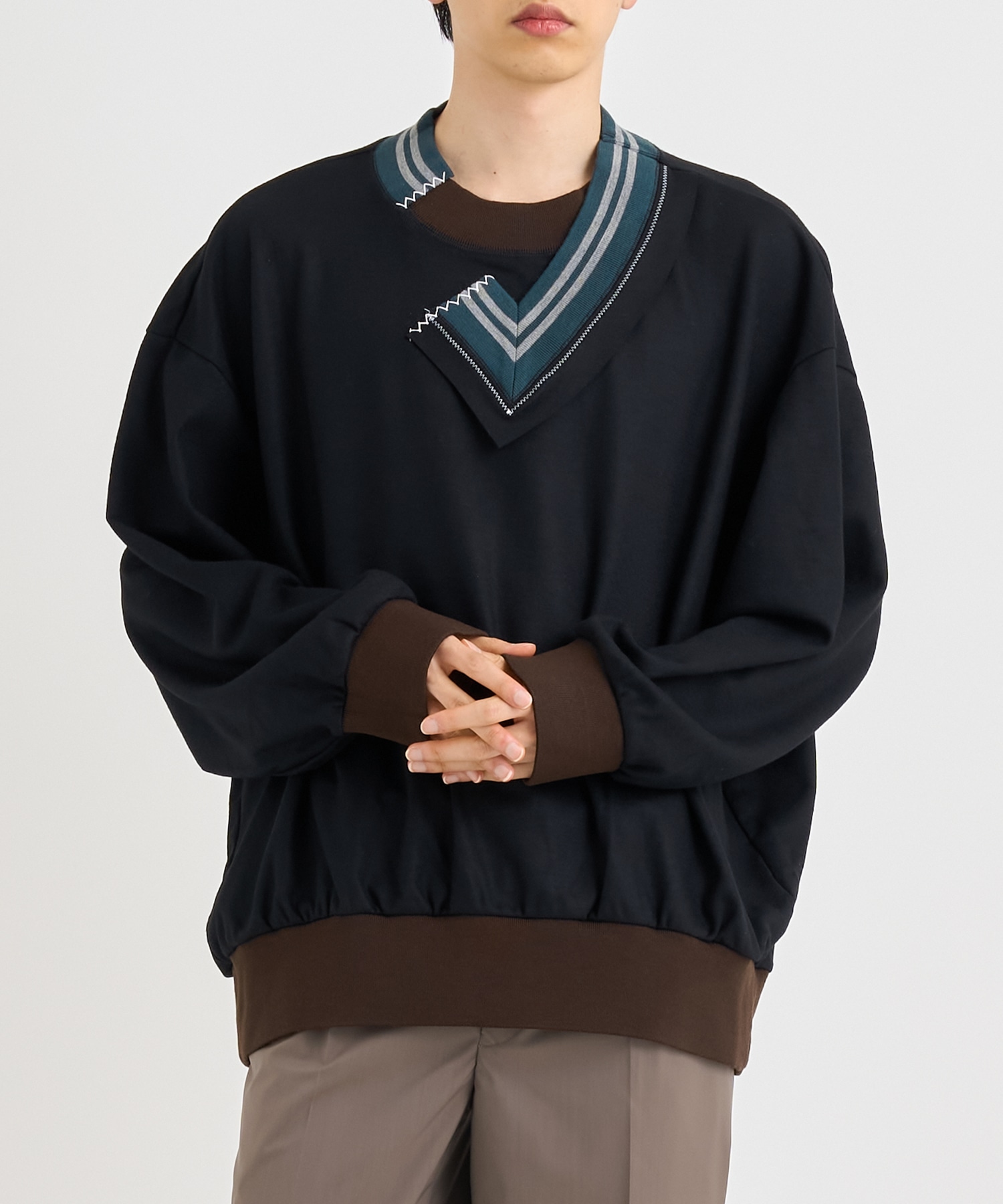 25WBM-T03232 L/S WOOL PO