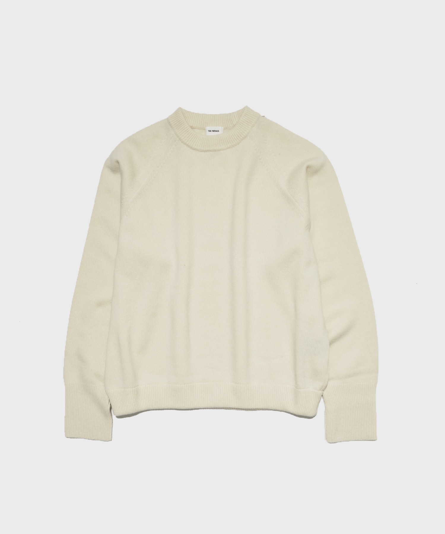 RERACS RAGLAN CREW NECK PULLOVER KNIT