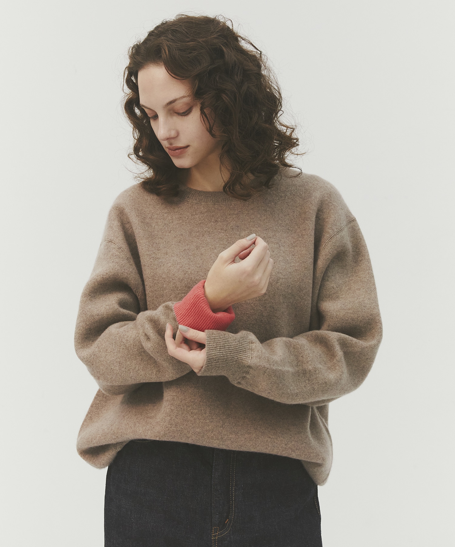 CASHMERE REVERSIBLE PULLOVER