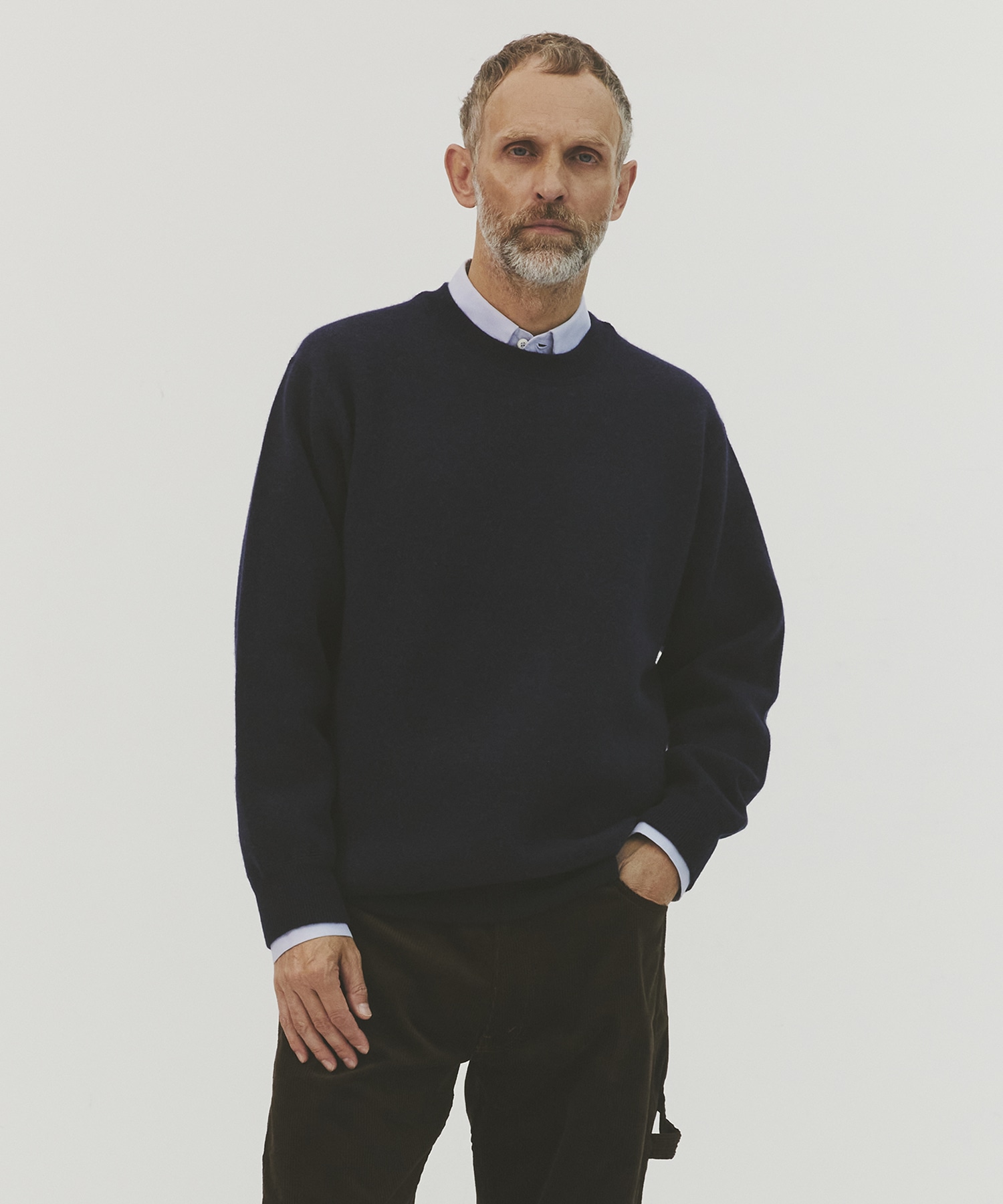 CASHMERE REVERSIBLE PULLOVER