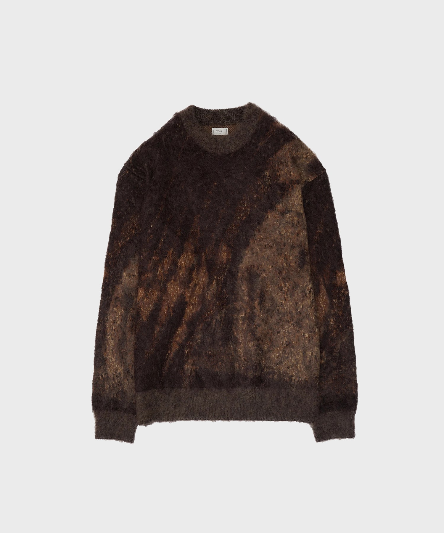 Abstract Jaquard Mohair Sweater