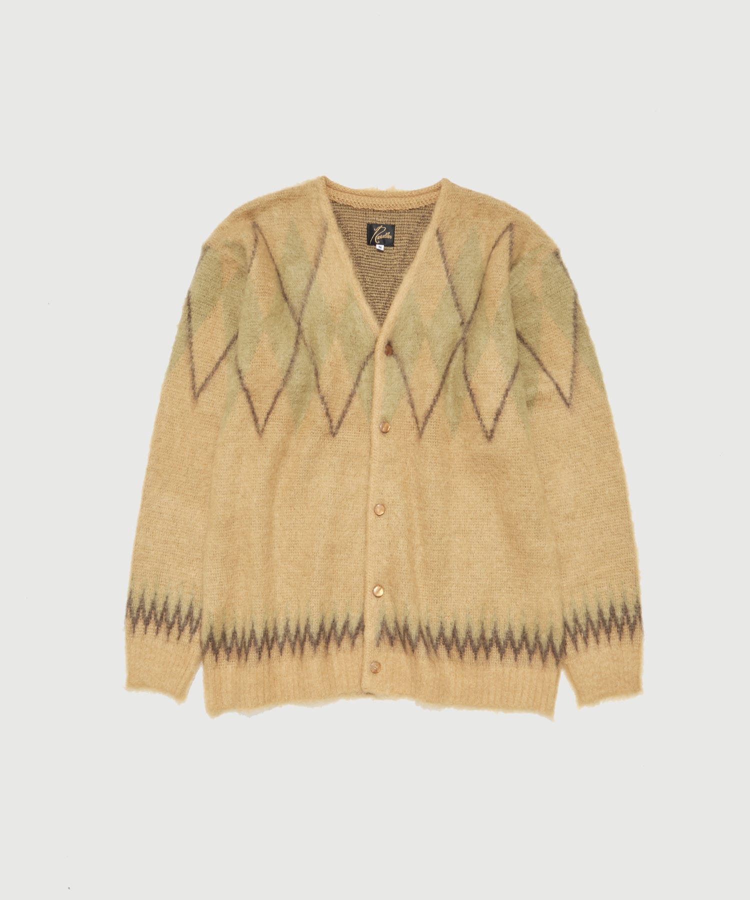 Mohair Cardigan - Argyle