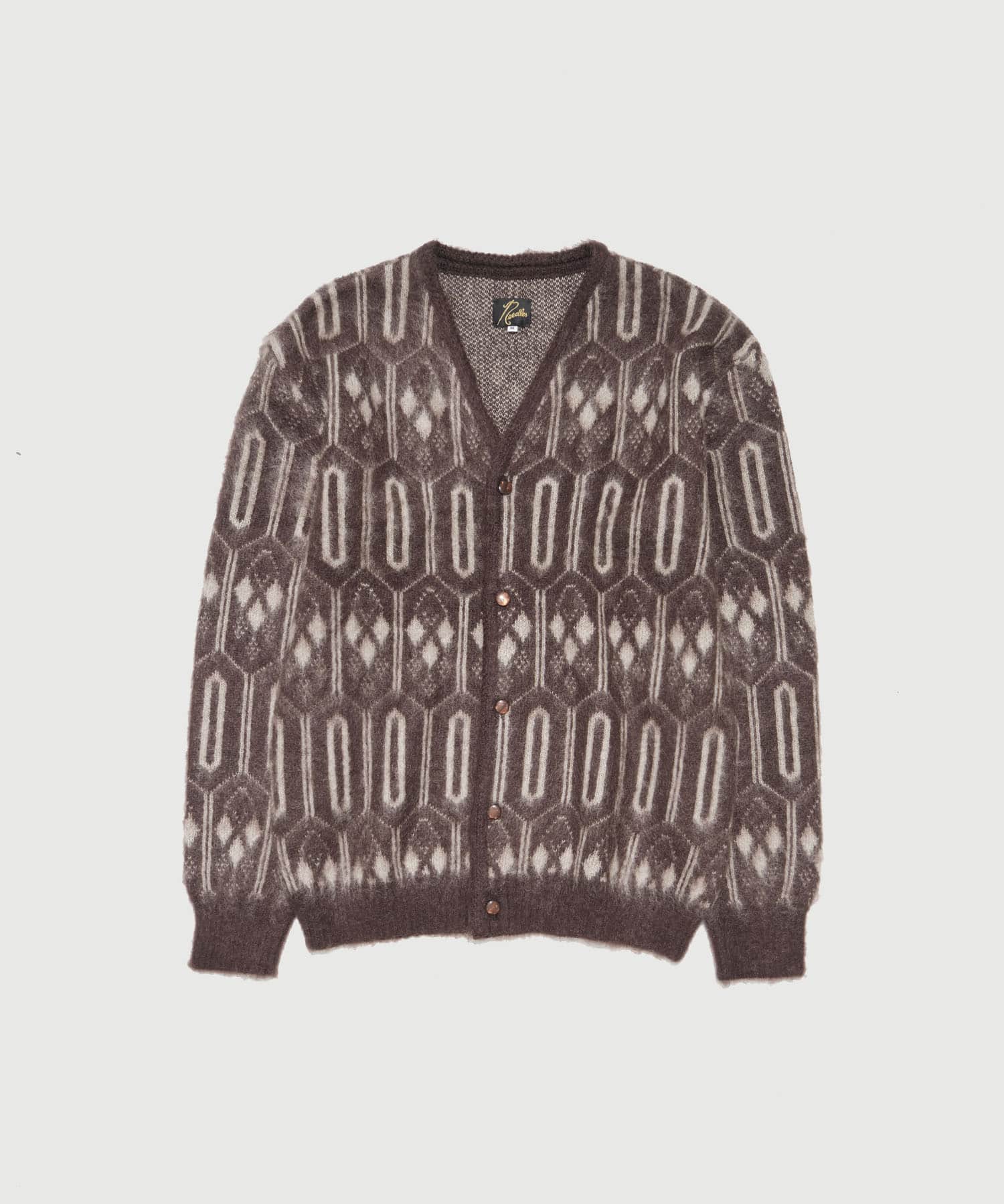 Mohair Cardigan - Geometric