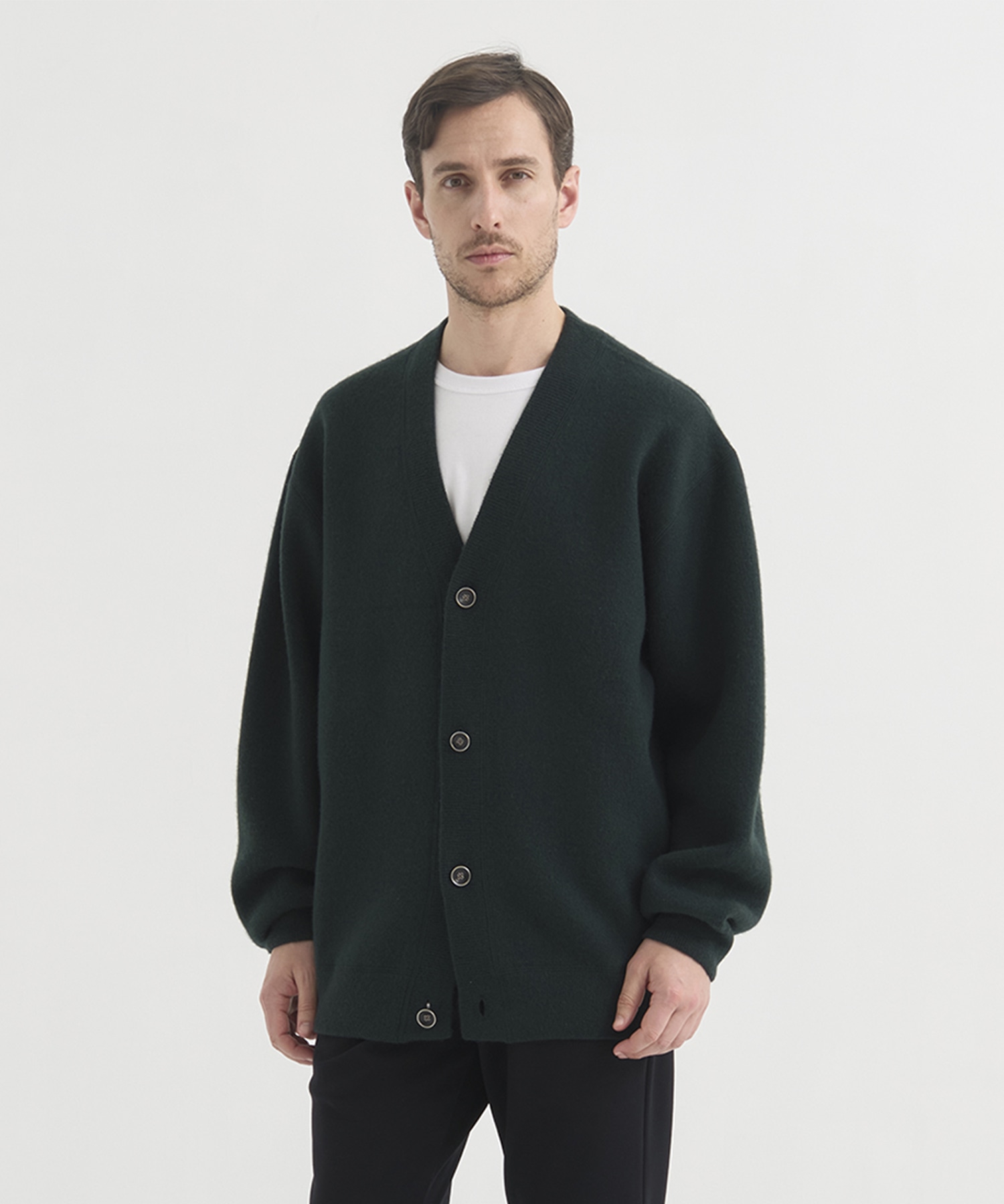 【MENS】CASHMERE REVERSIBLE CARDIGAN