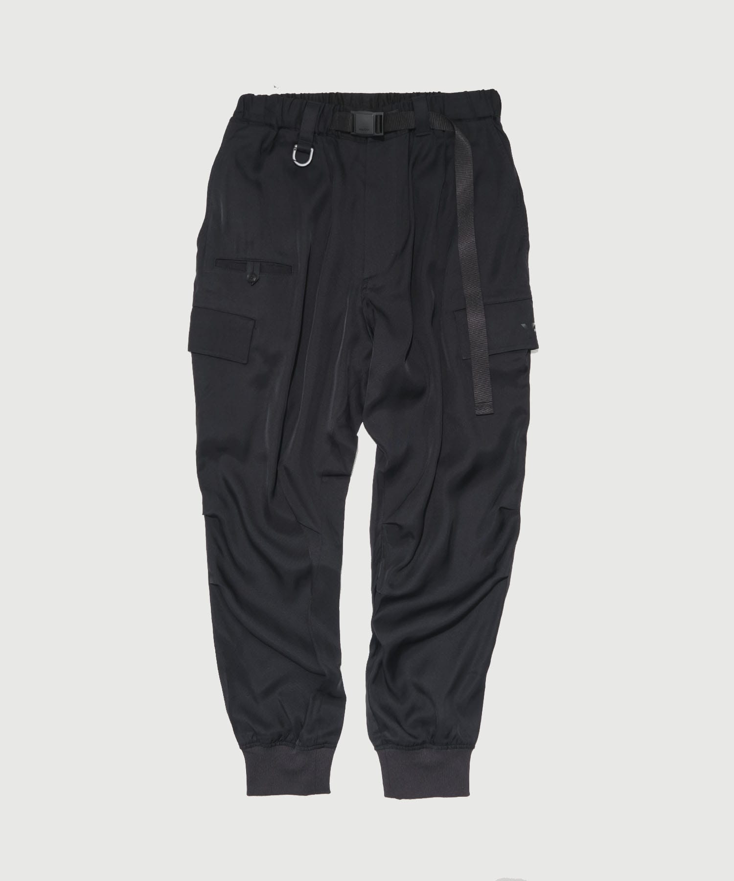 Y3-A25-0000-084/M RAYON TWILL CUFFED PNT/BLK