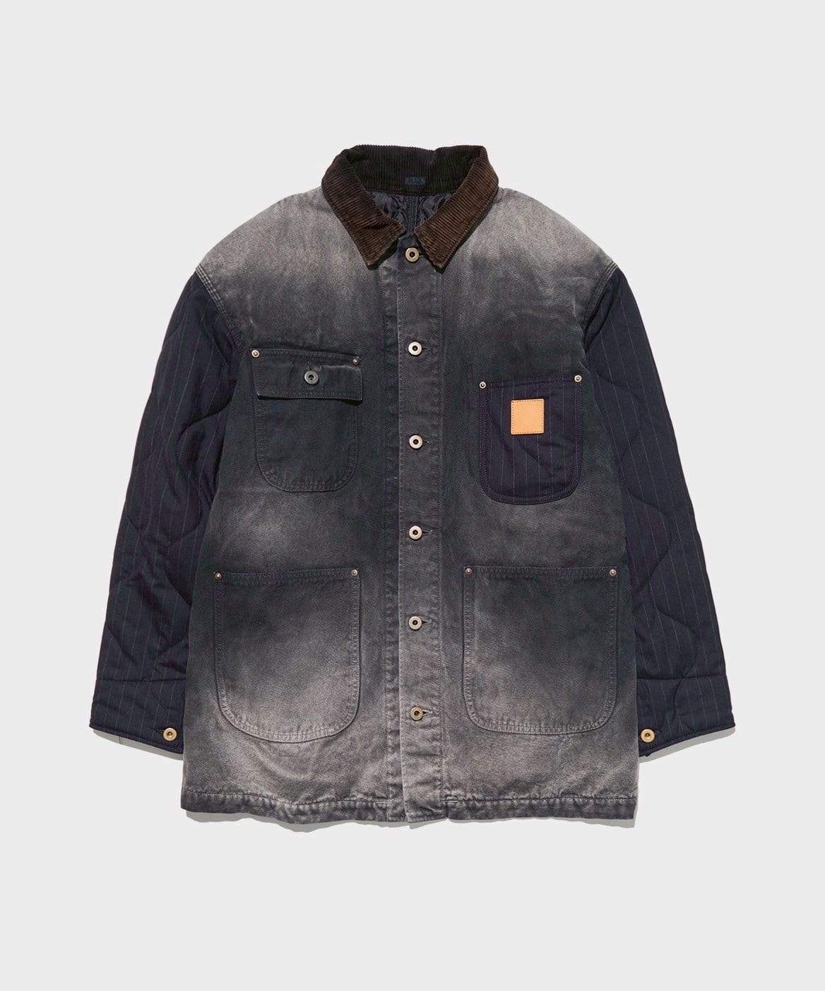 Vintage-effect work coat