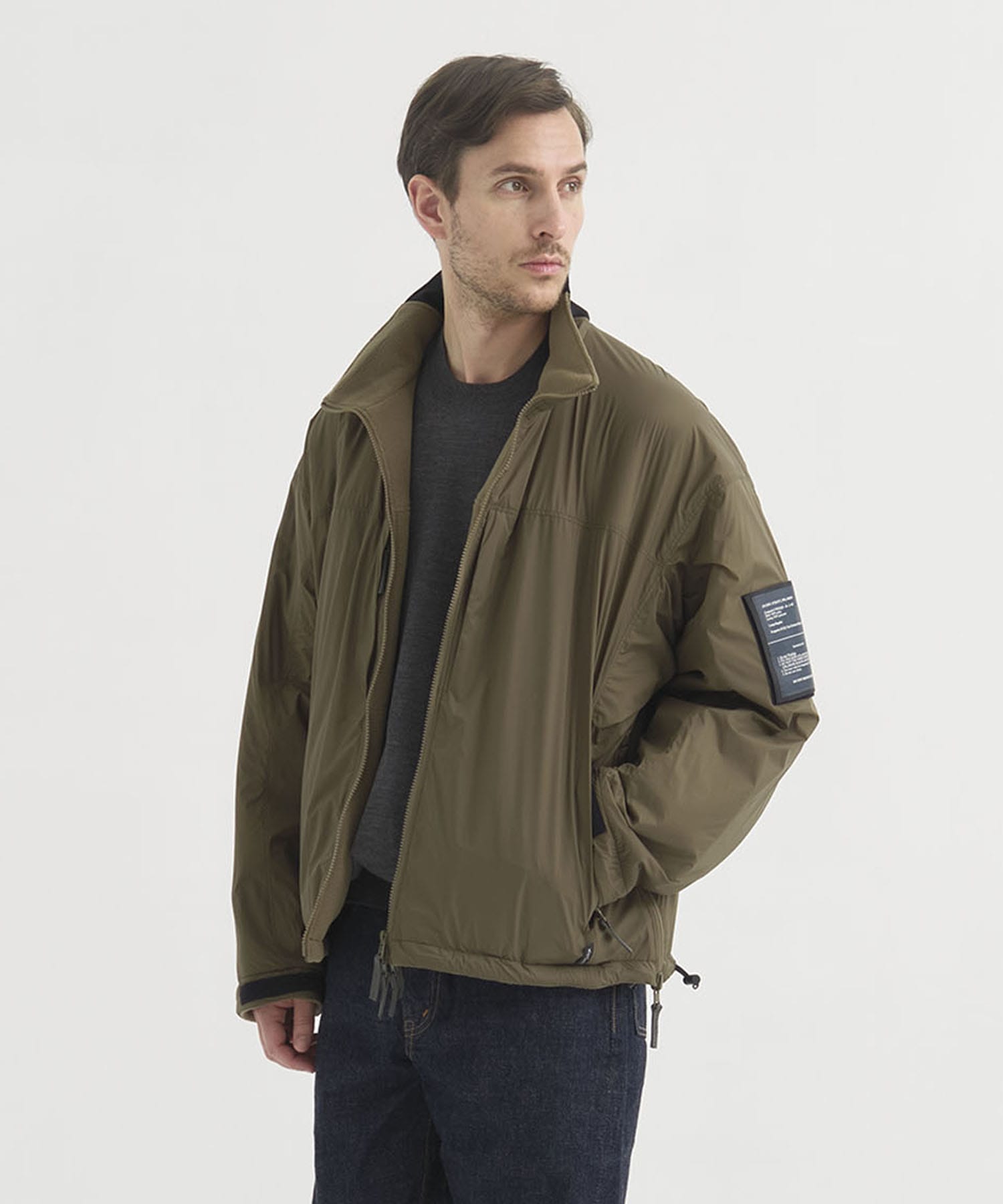 ×WILD THINGS 9252-BL01-003 REVERSIBLE OVERSHIRT