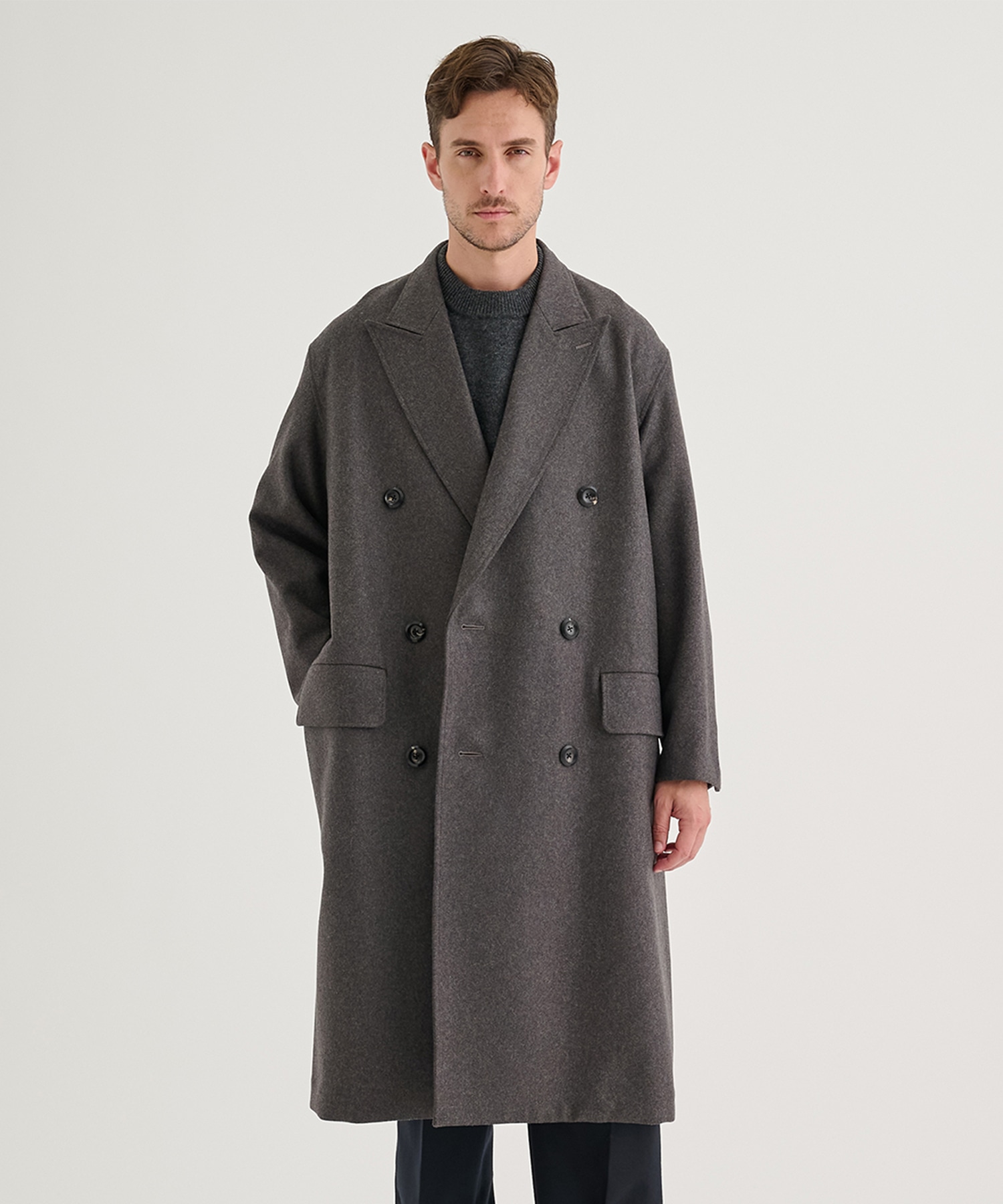 THE DOUBLE PEAKED EASY COAT