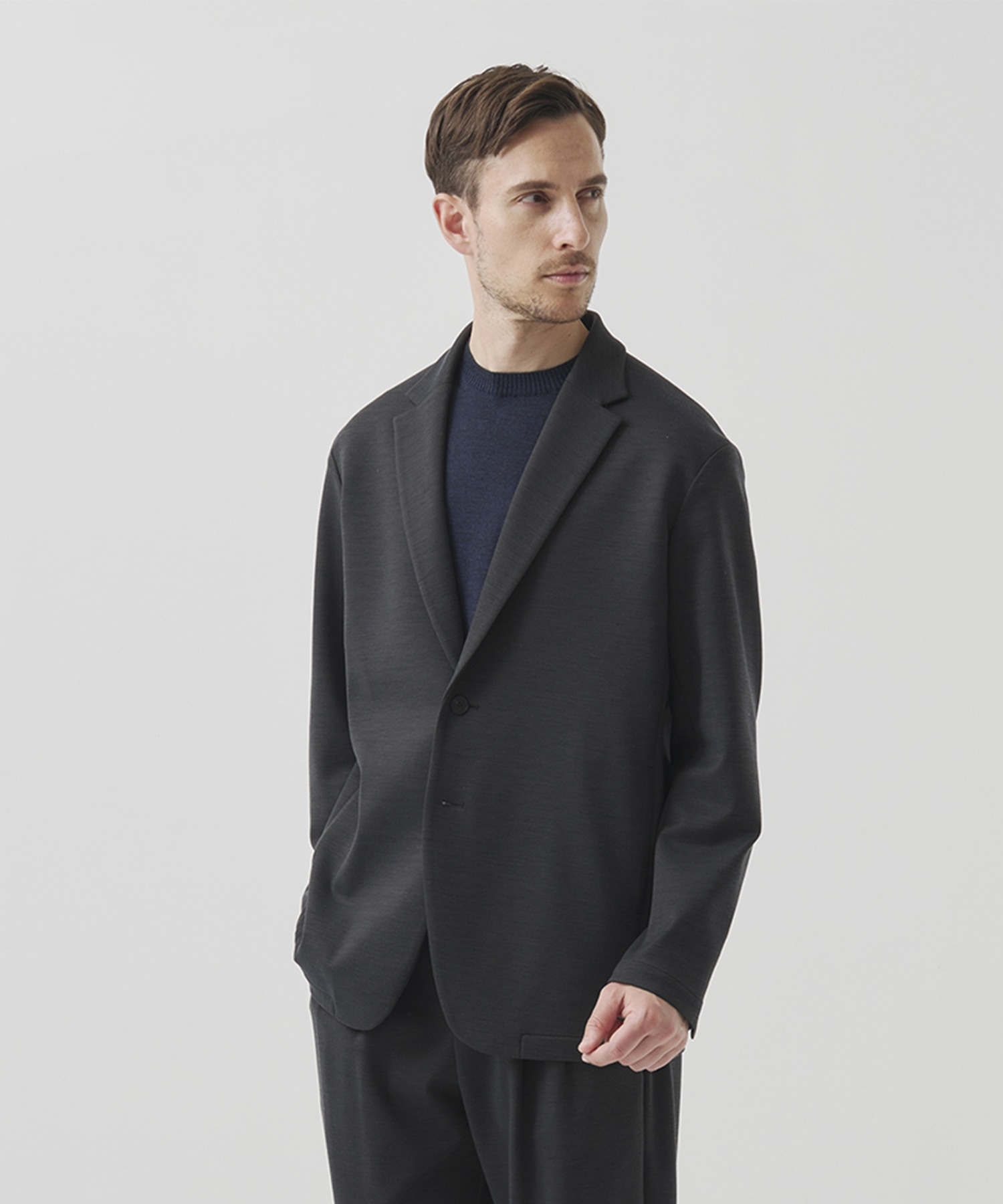 Washable Super180s Strech Ponch Box Jacket