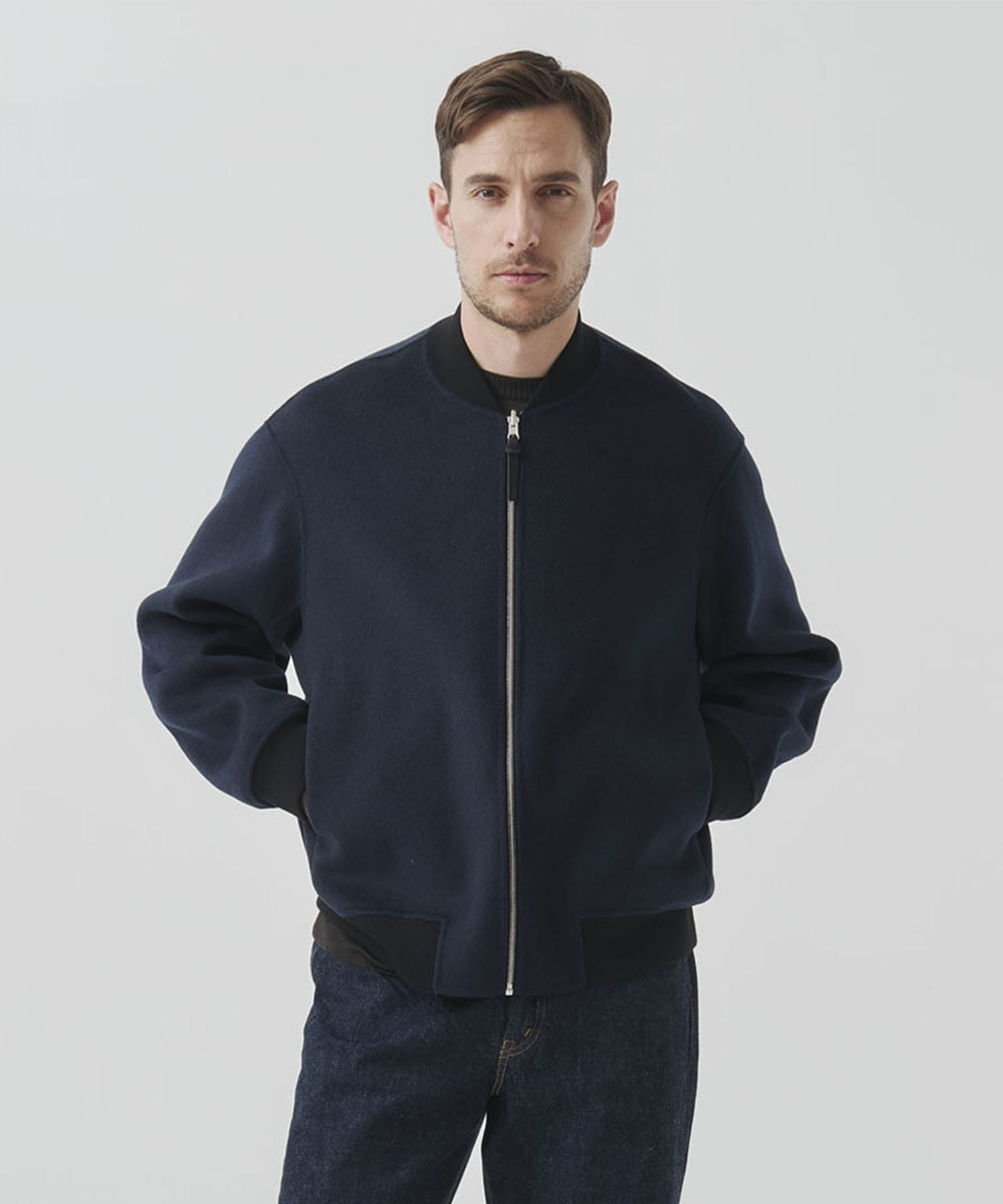 CASHMERE/SILK/WOOL MA-1