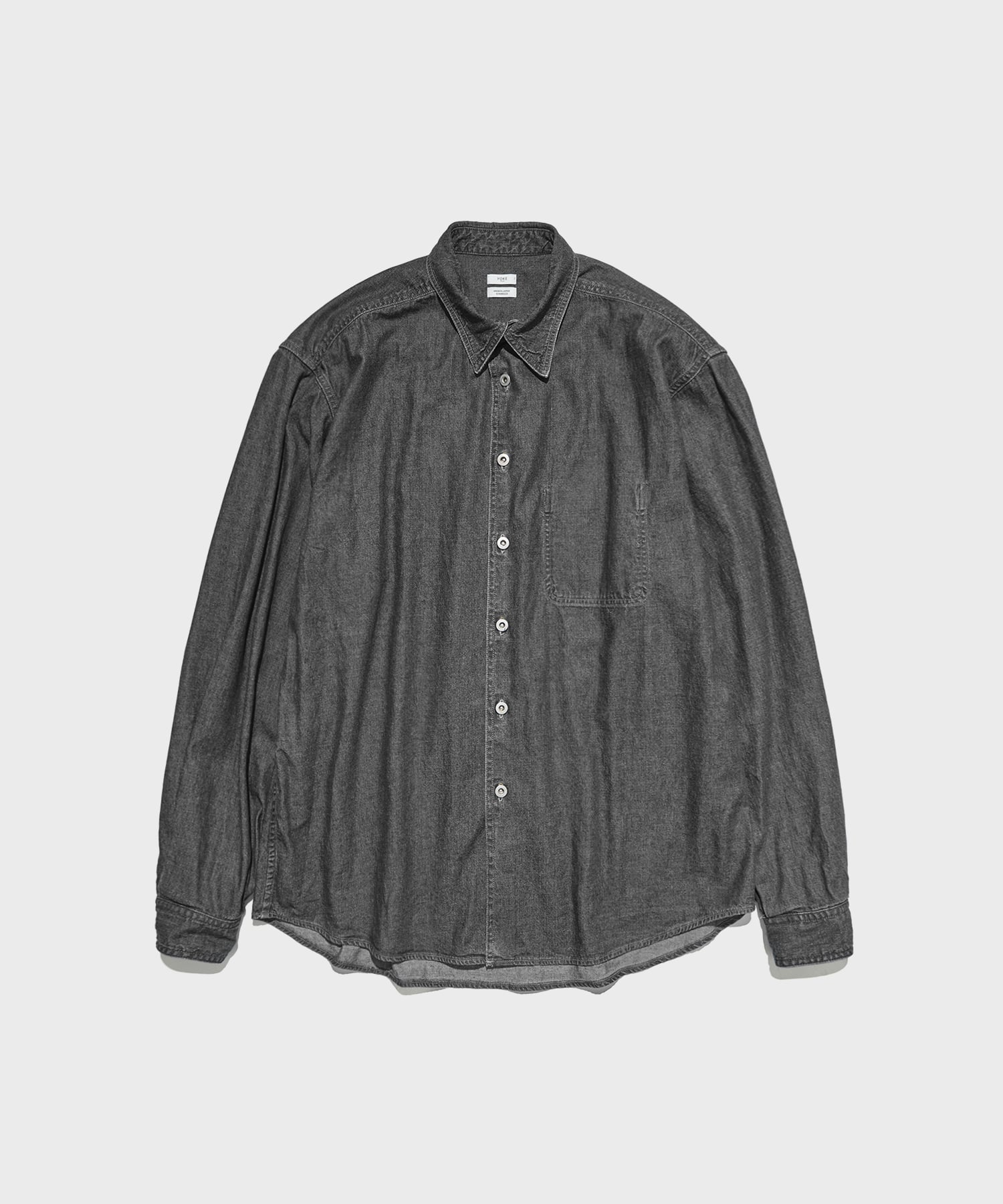 【ヨーク】Vintage Washed Denim Shirt