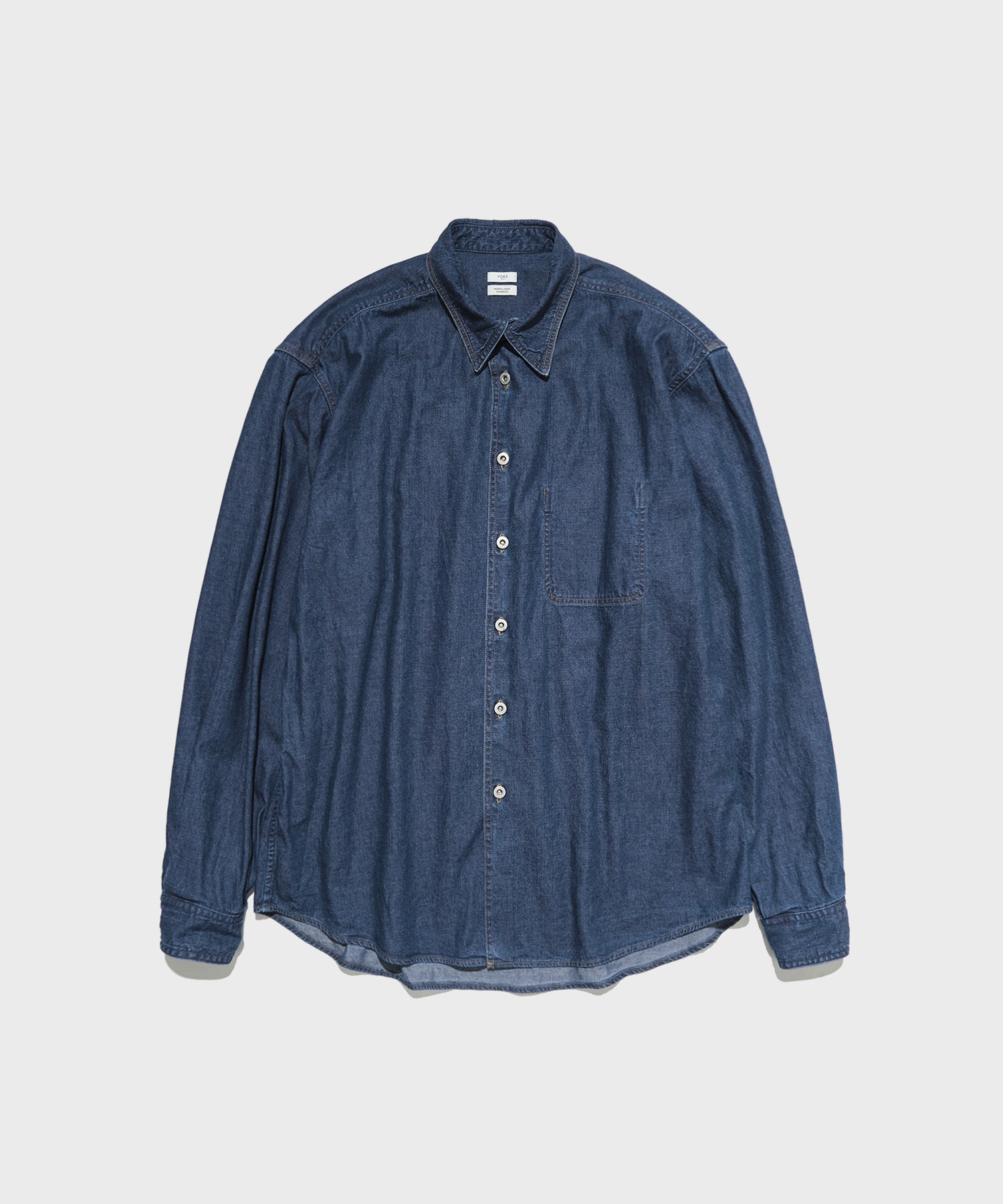 【ヨーク】Vintage Washed Denim Shirt