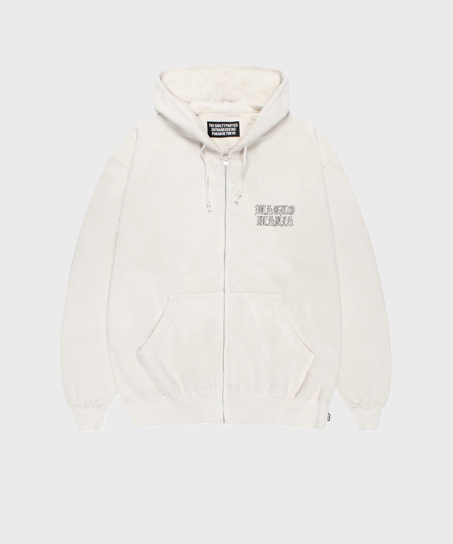 WASHED MIDDLE WEIGHT FULL ZIP PARKA
