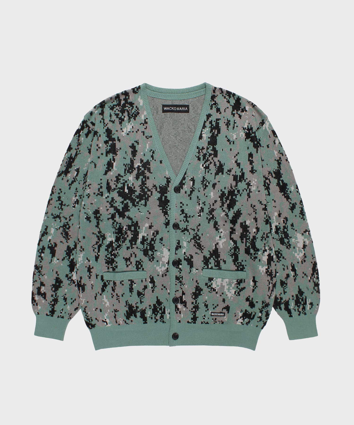 DIGITALCAMO JACQUARD CARDIGAN