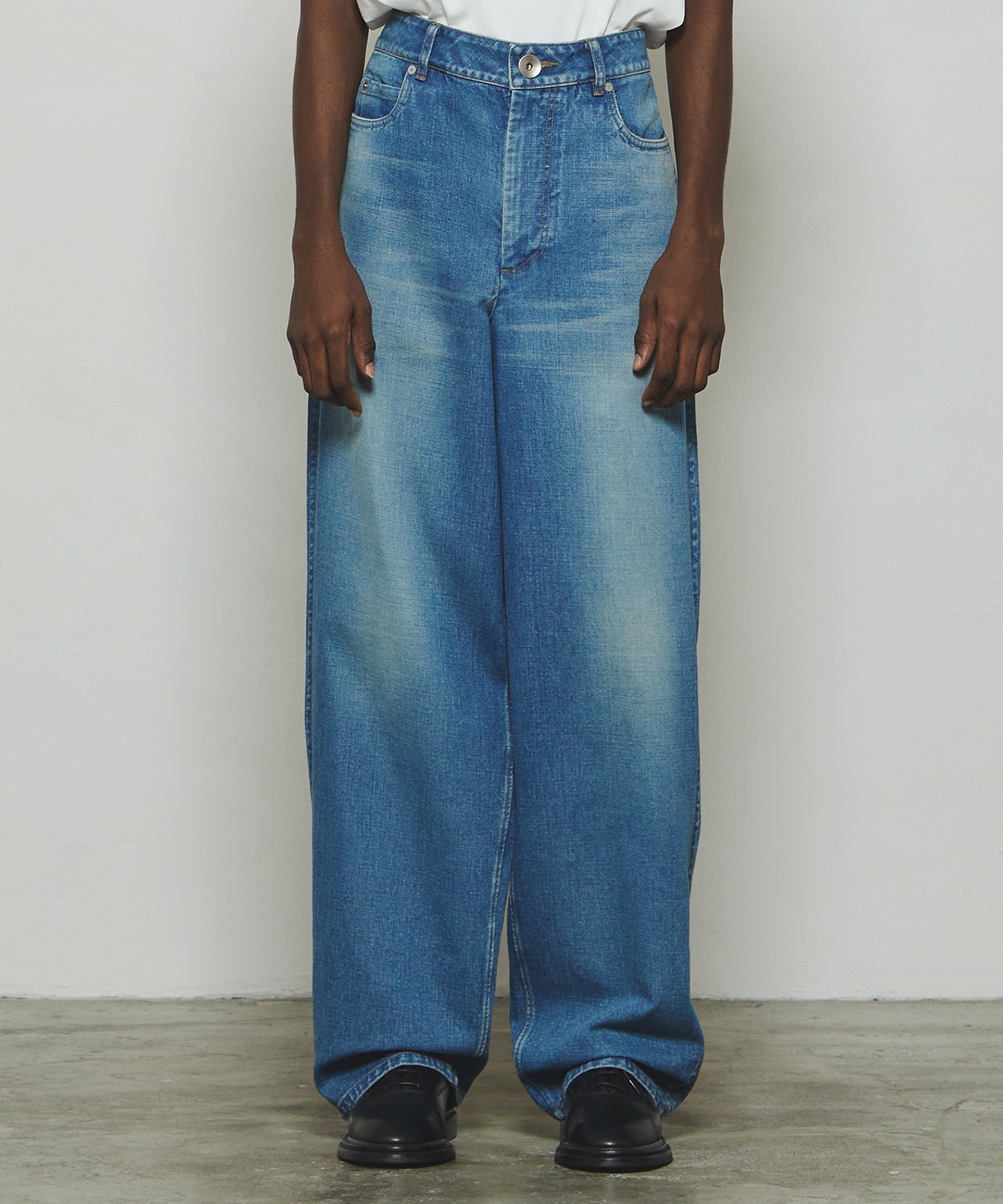 【ザ・リラクス】RERACS WIDE BALLEL DENIM
