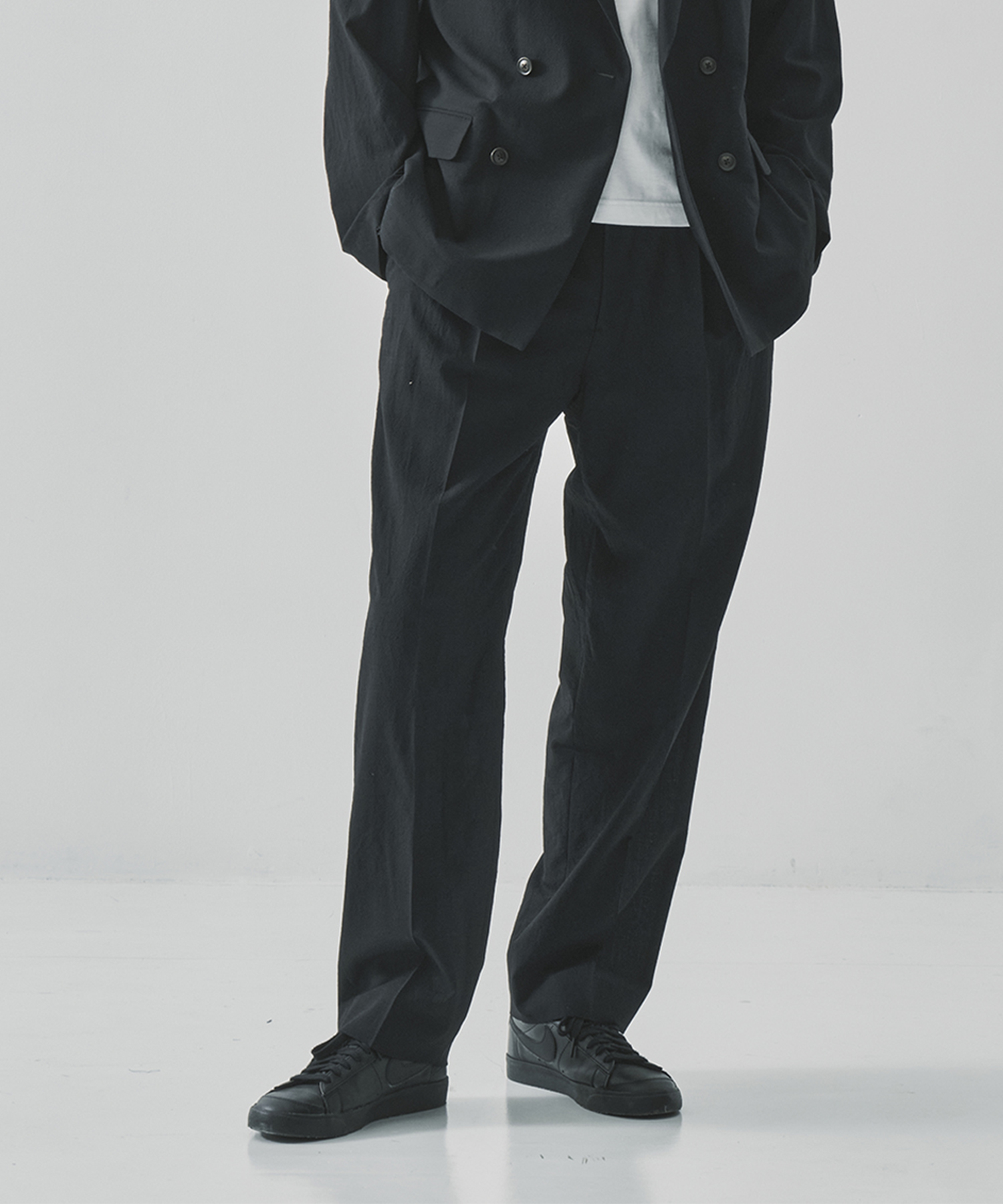 【イレニサ】別注ONE TUCKS STRAIGHT TROUSERS