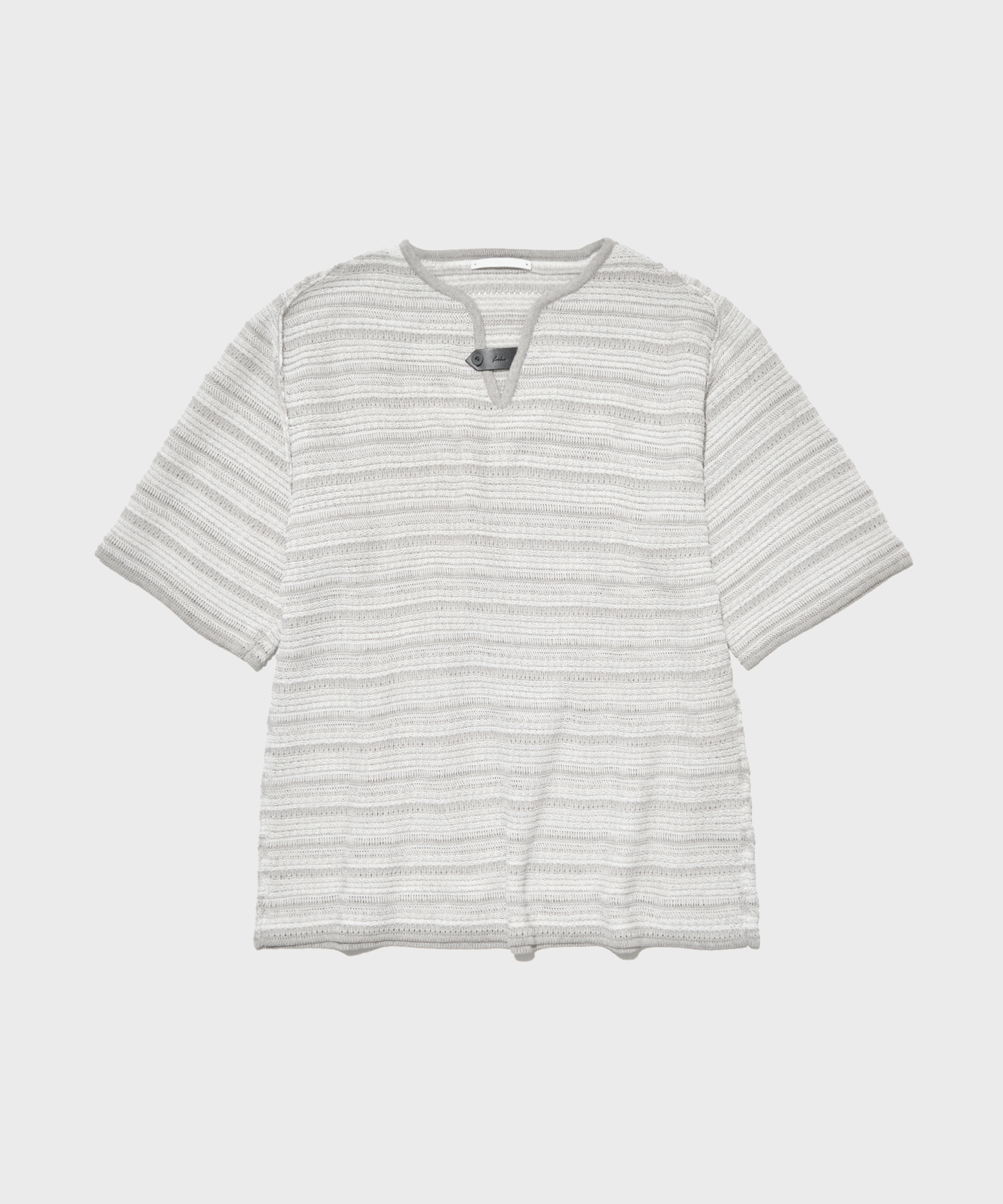 別注 LACE KNITTING HALF-SLEEVE PULLOVER