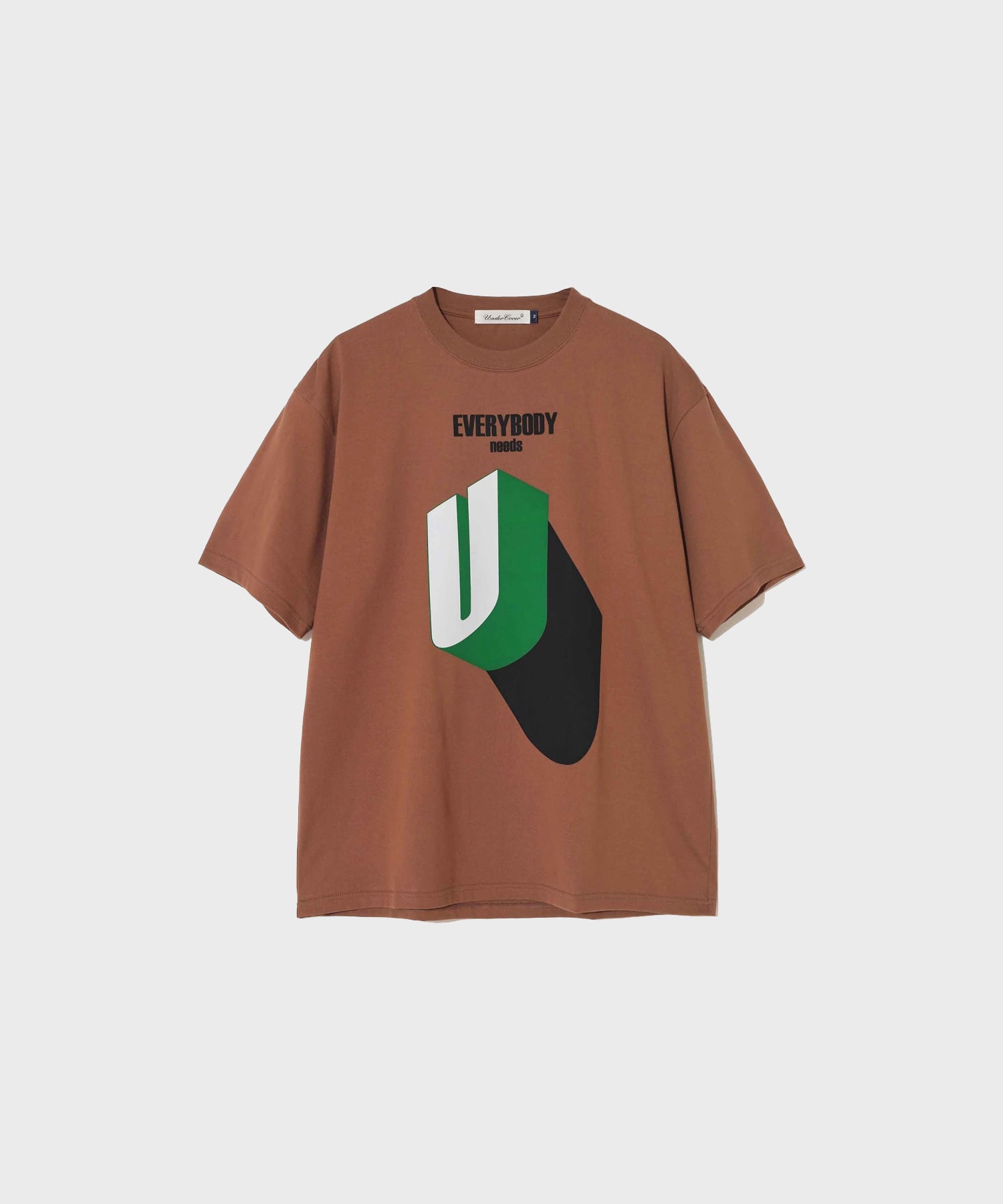 【アンダーカバー】UC1F3808 TEE EVERYBODY meeds U_FlockPrint