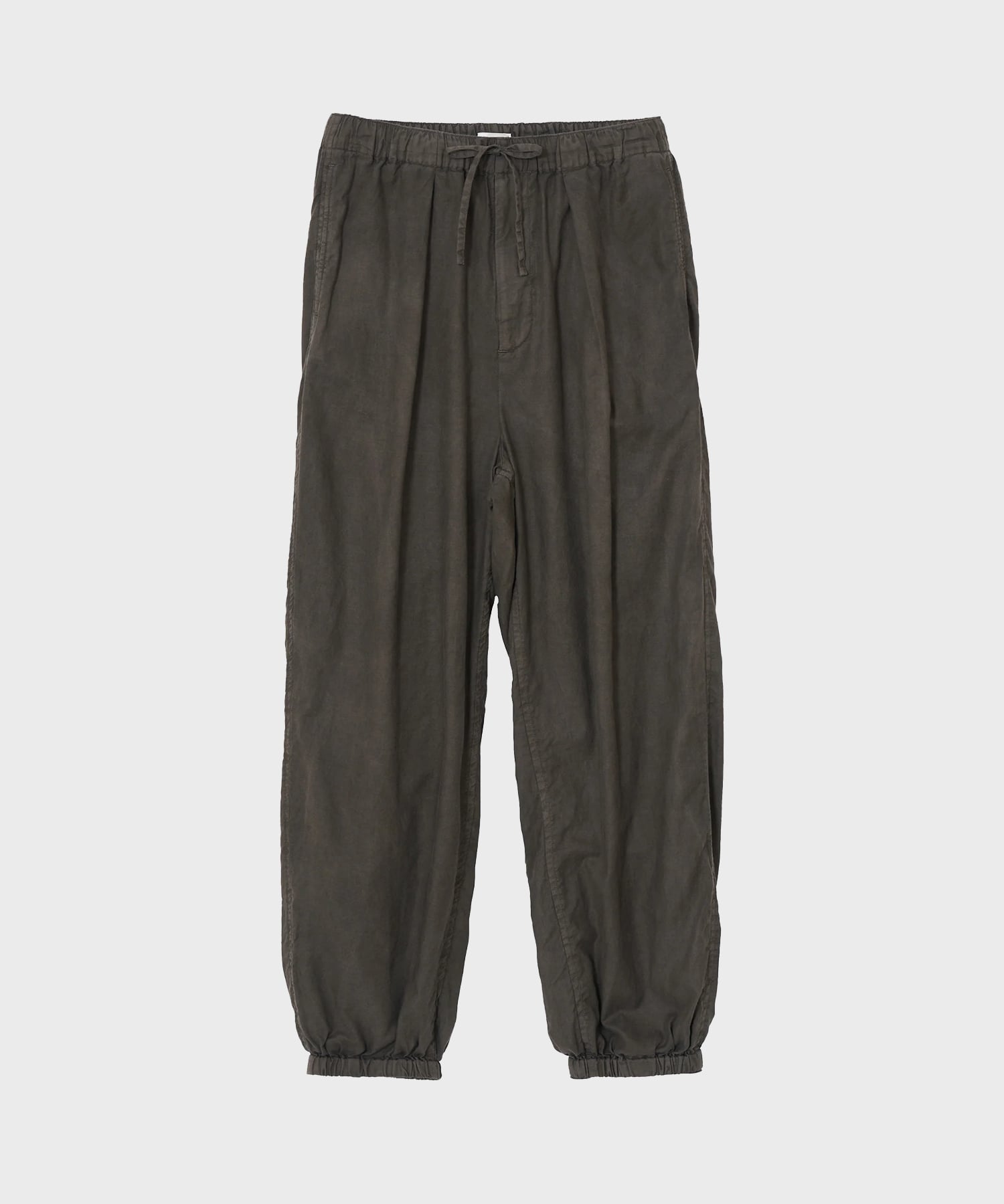 【ヨーク】YK26SS01290P COTTON SILK GARMENT-DYED EASY PANTS