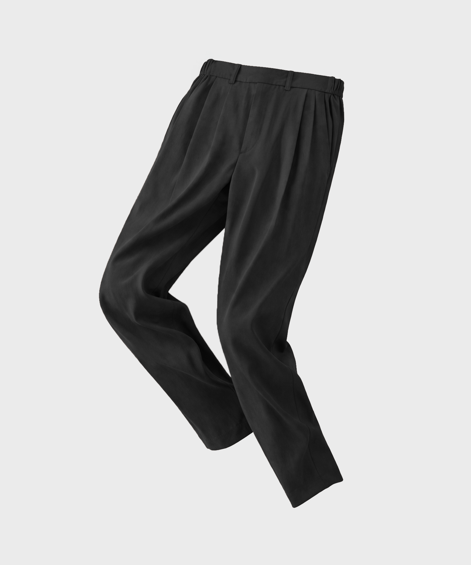 Light Matte Stretch Jersey Easy Tapered Pants