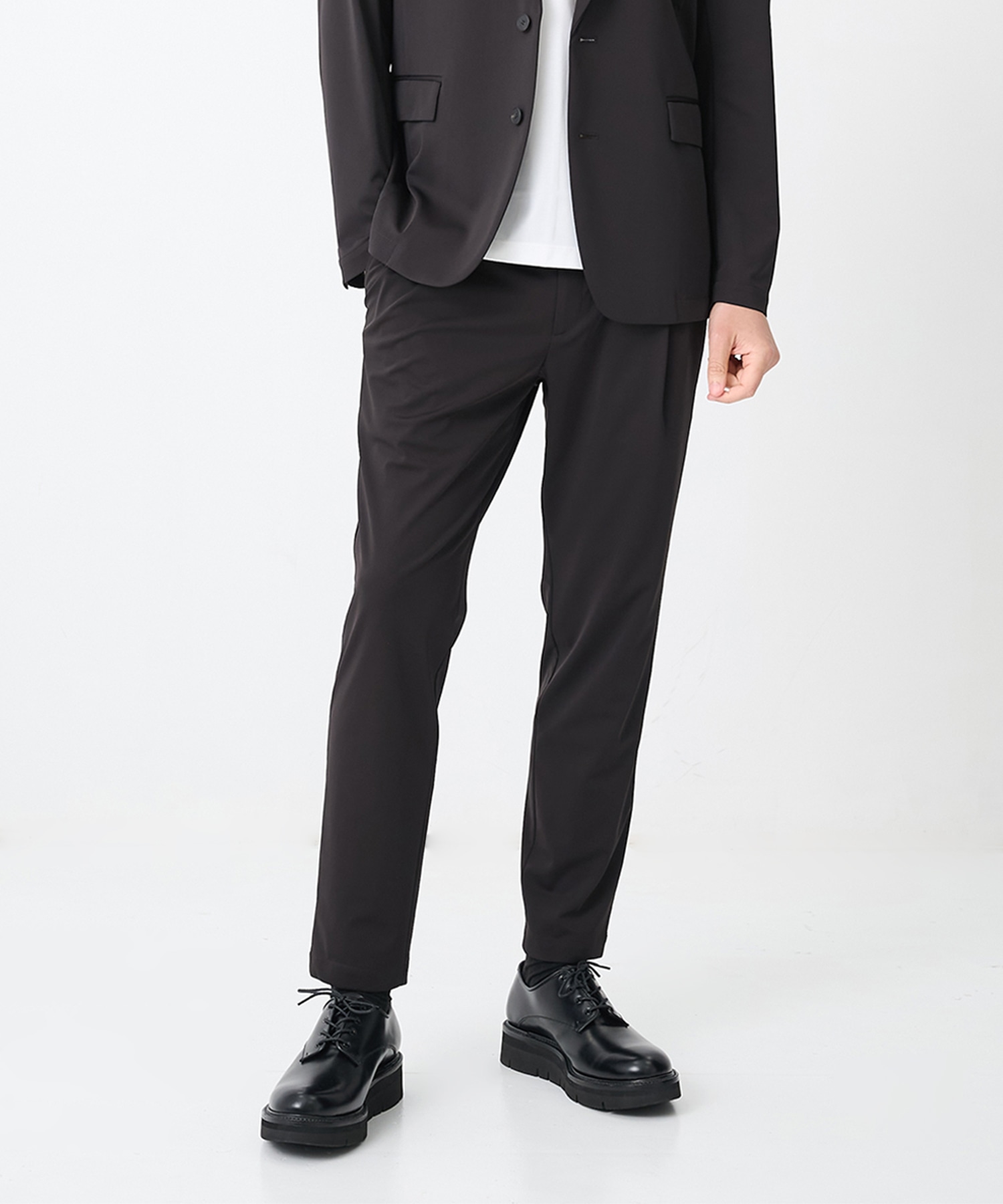 Light Matte Stretch Jersey Easy Tapered Pants