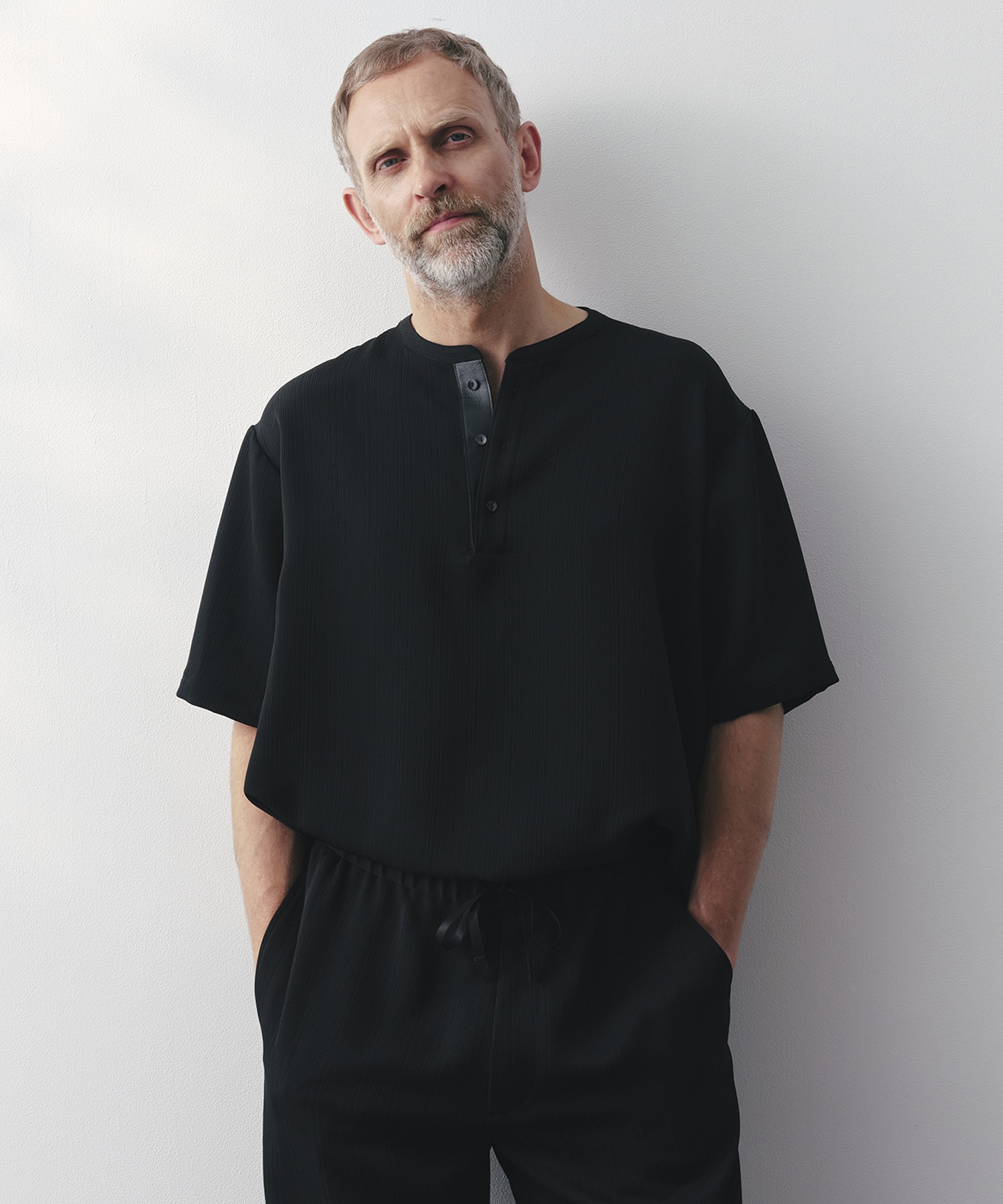 SILK α Pleats Henly S/S TEE